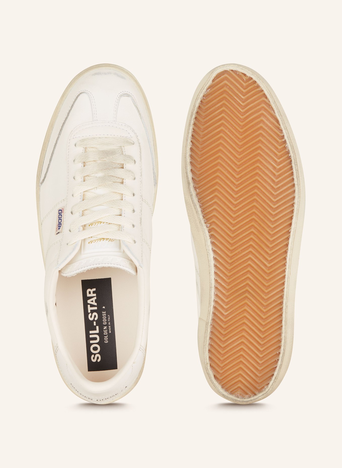 GOLDEN GOOSE Sneakers SOULSTAR, Color: WHITE/ ECRU (Image 5)