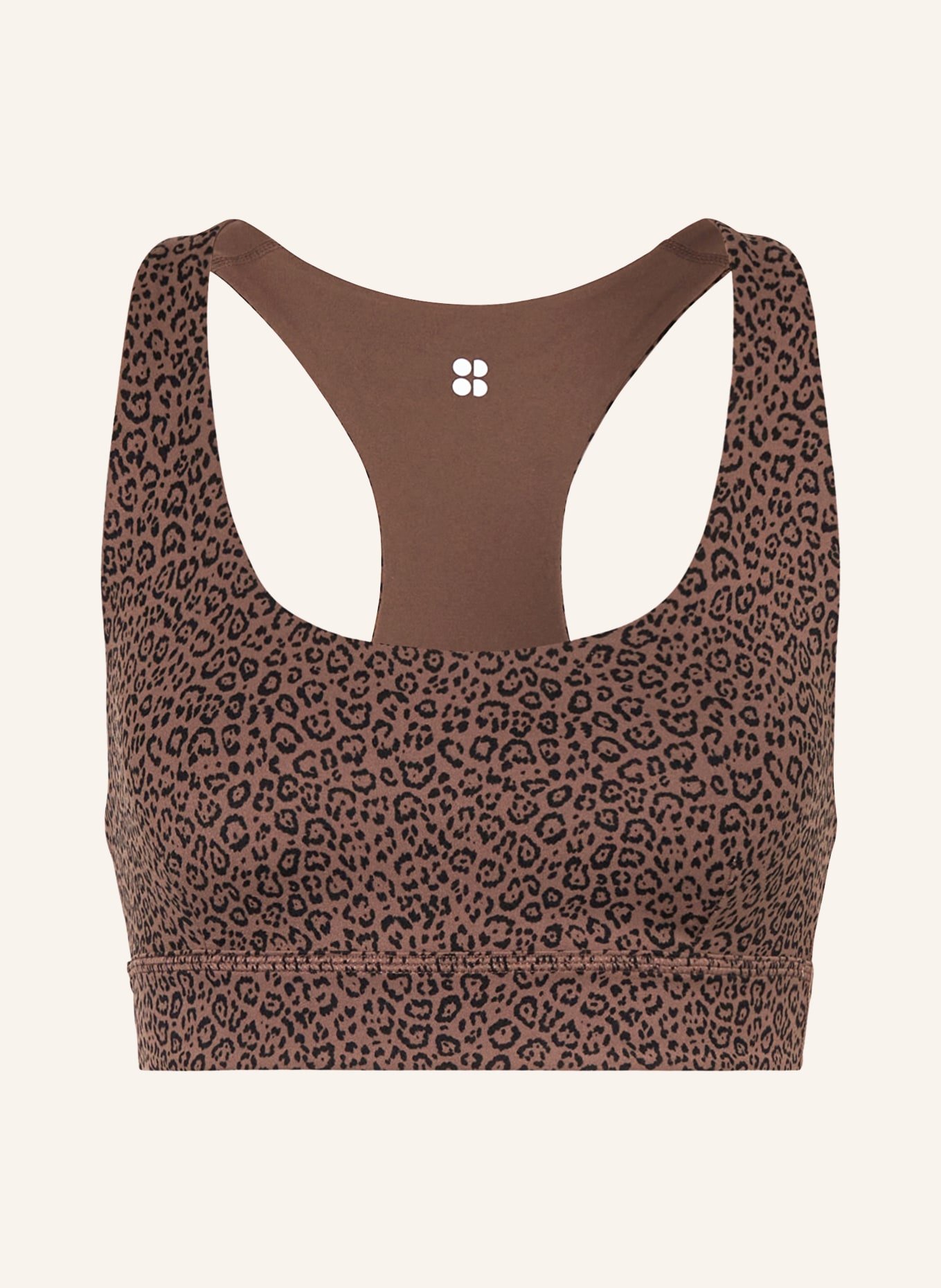 Sweaty Betty Sports bra SUPER SOFT REVERSIBLE YOGA reversible, Color: BROWN/ BLACK (Image 1)