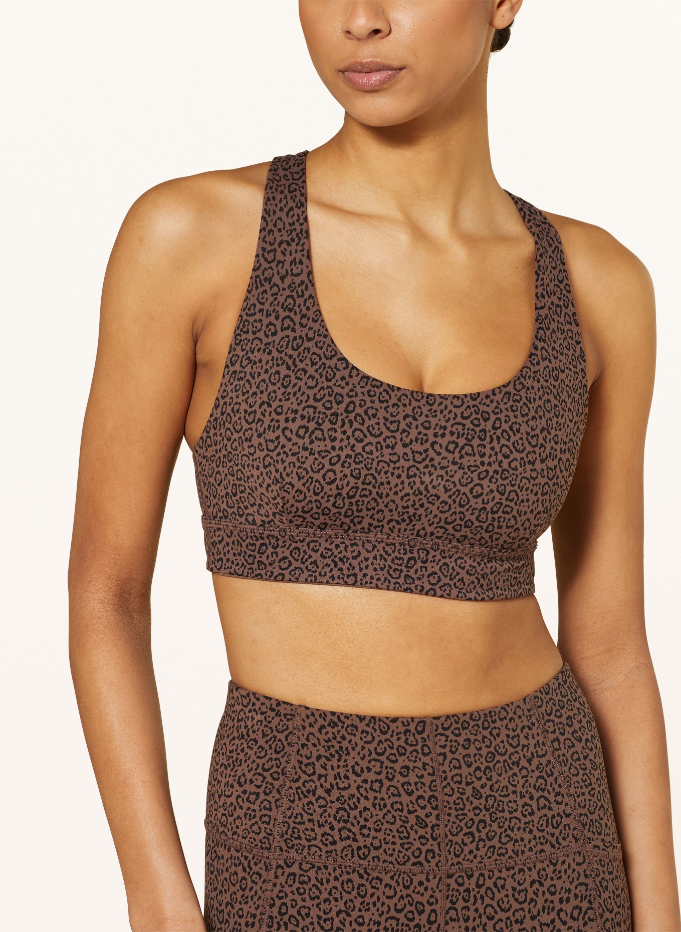 Sweaty Betty Sports bra SUPER SOFT REVERSIBLE YOGA reversible, Color: BROWN/ BLACK (Image 5)