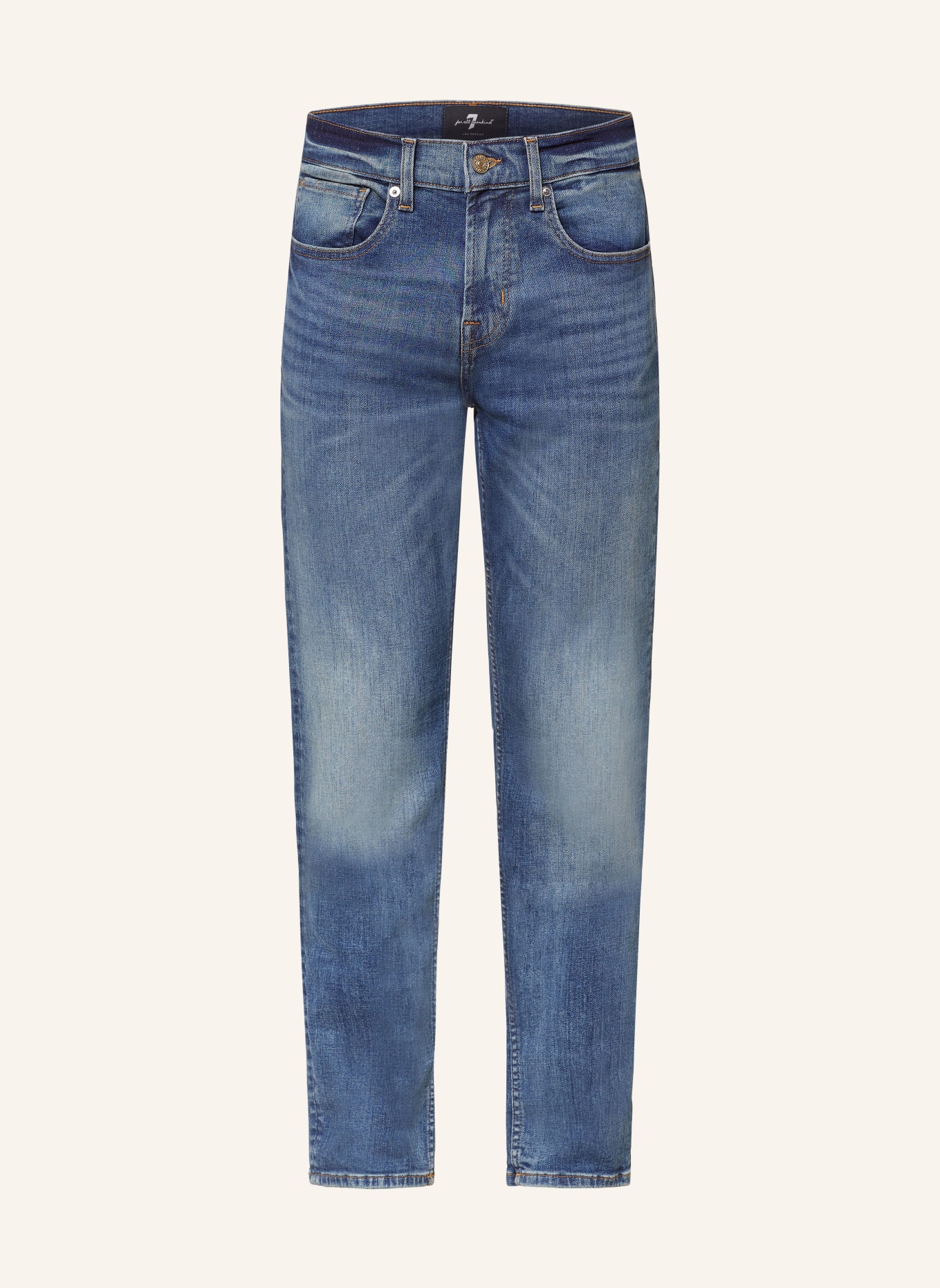 7 for all mankind Jeans STRTEKCON tapered fit, Color: MID BLUE (Image 1)