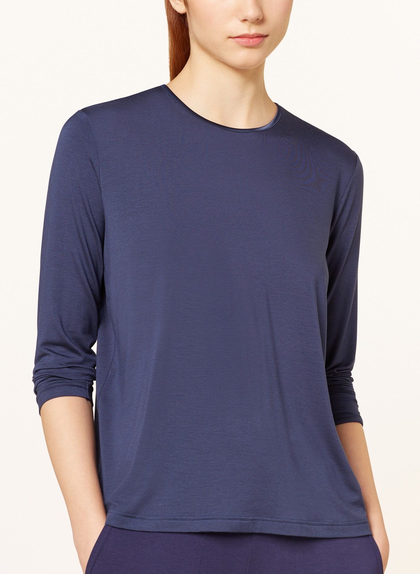 mey Pajama shirt ALENA series, Color: BLUE (Image 4)