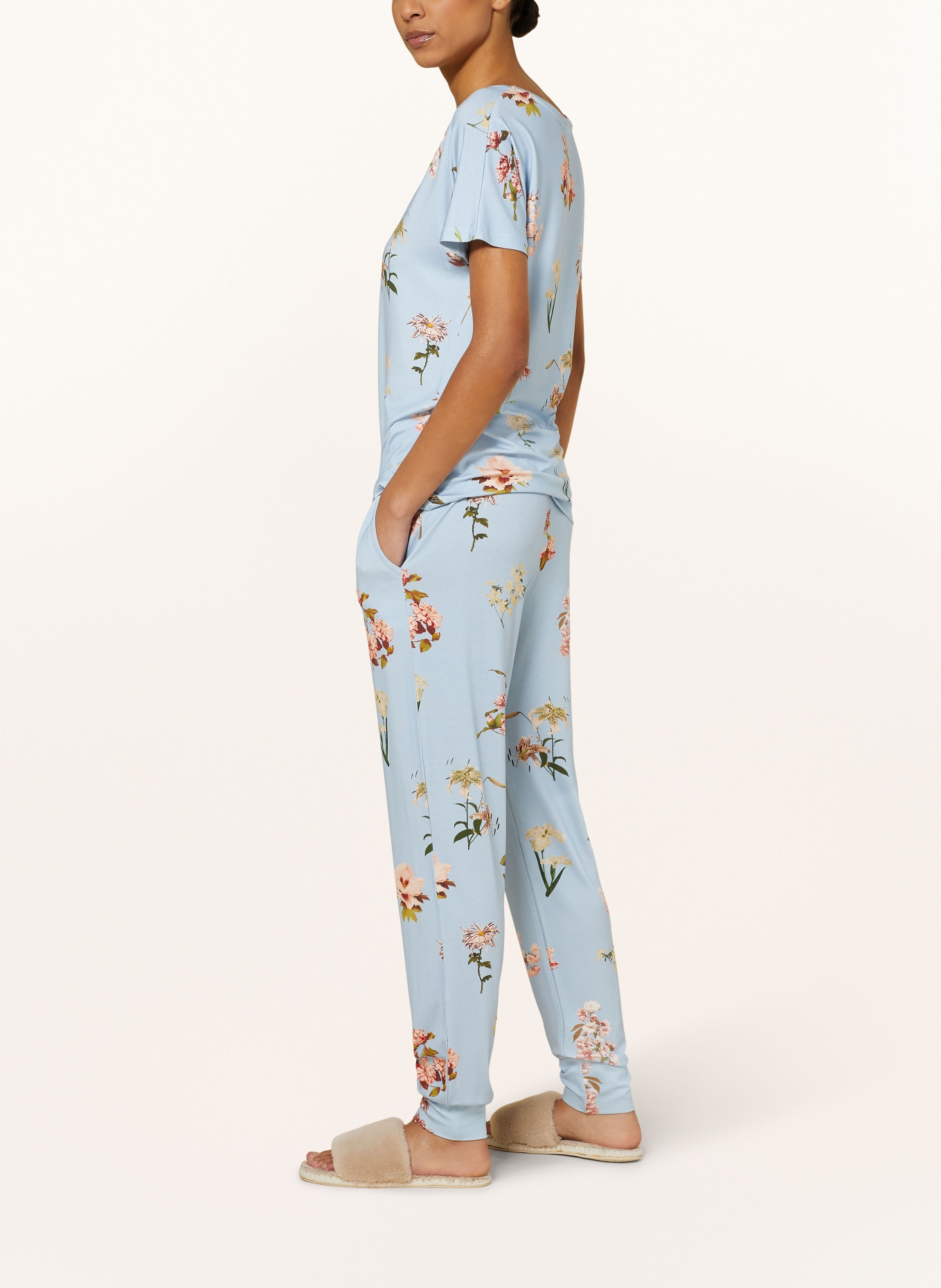 ESSENZA Pajama pants JULES ANNEBELLA, Color: LIGHT BLUE (Image 4)