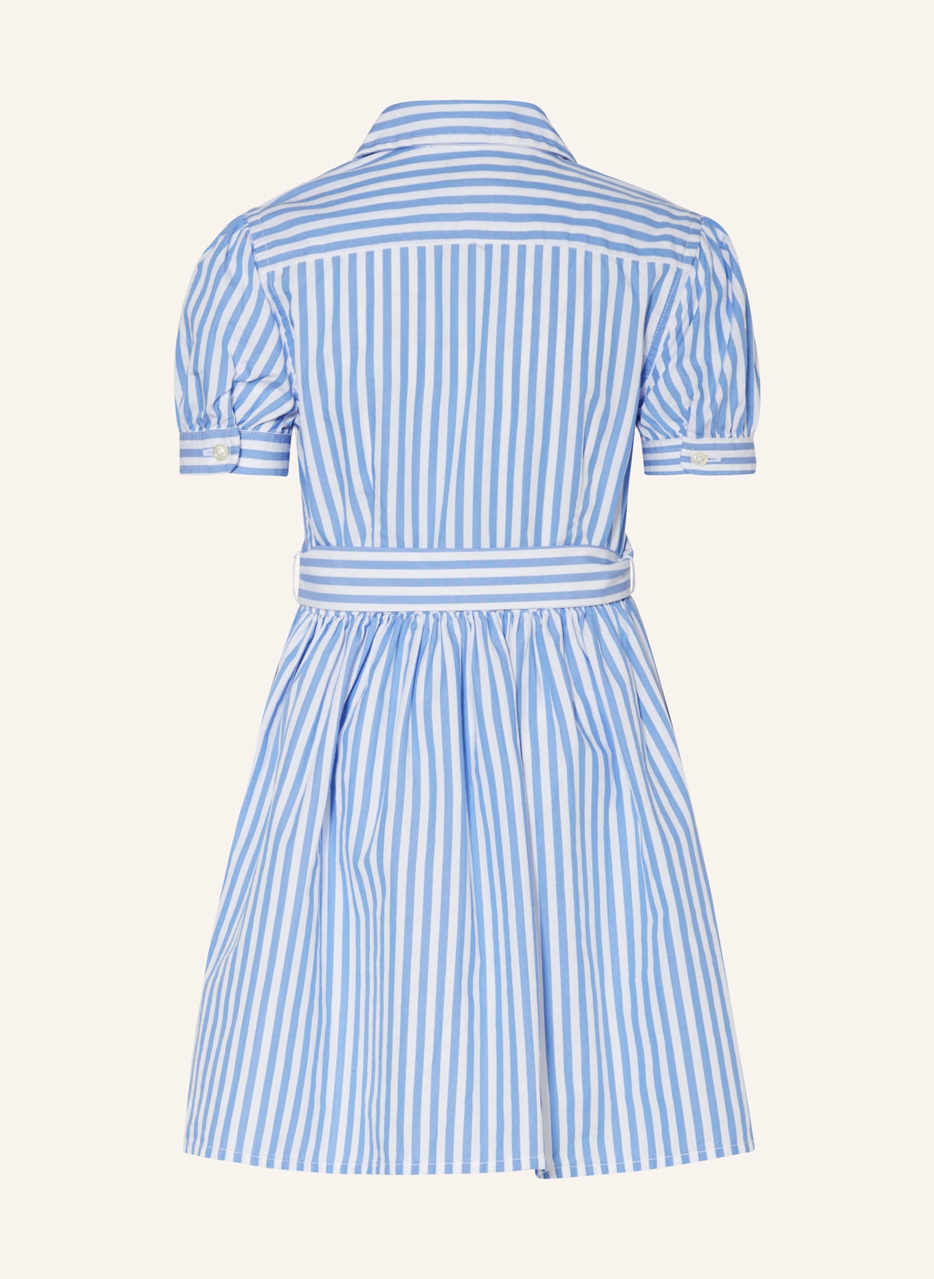 POLO RALPH LAUREN Hemdblusenkleid, Farbe: WEISS/ HELLBLAU (Bild 2)