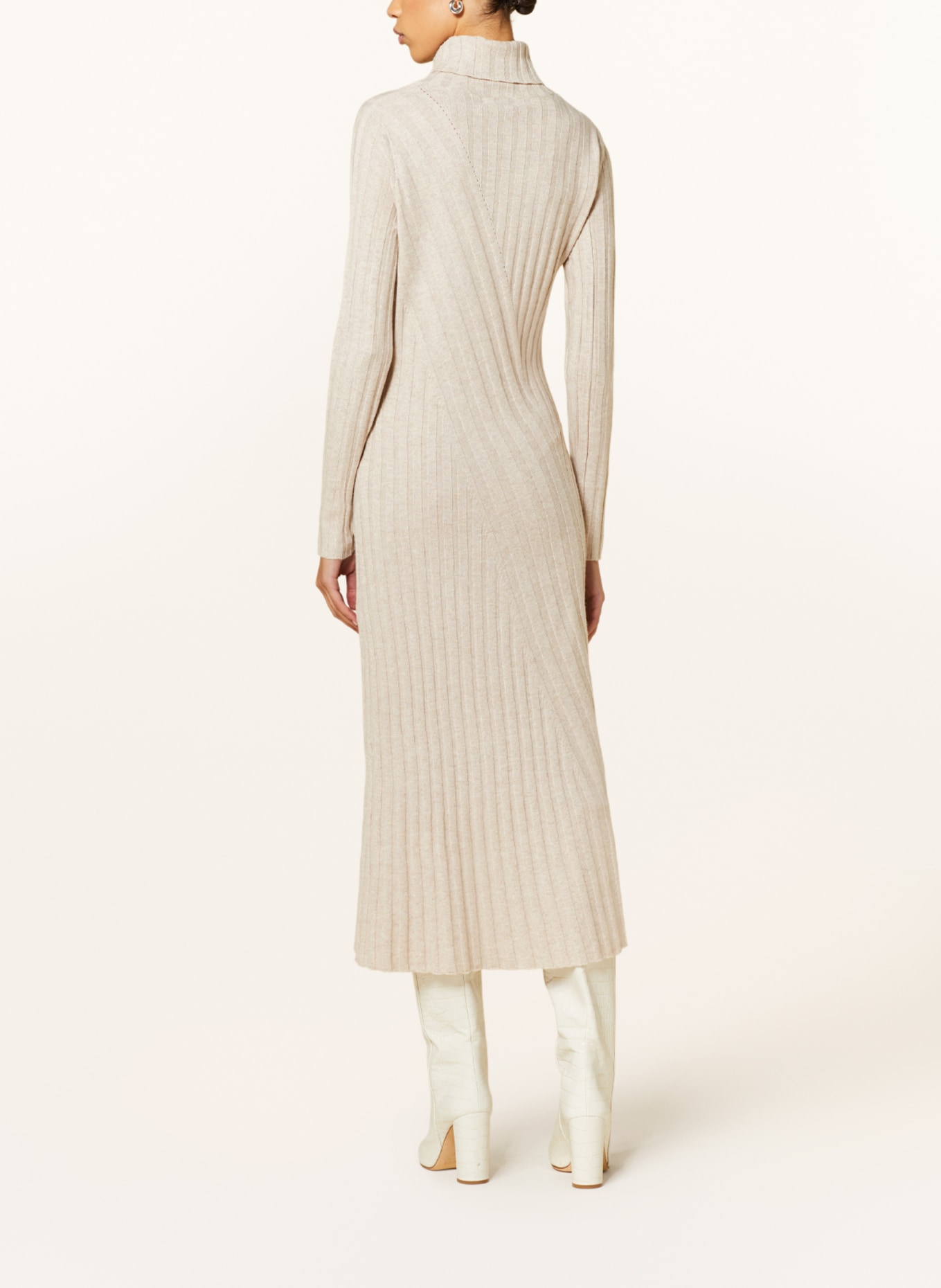 REISS Knit dress CADY, Color: CREAM (Image 3)