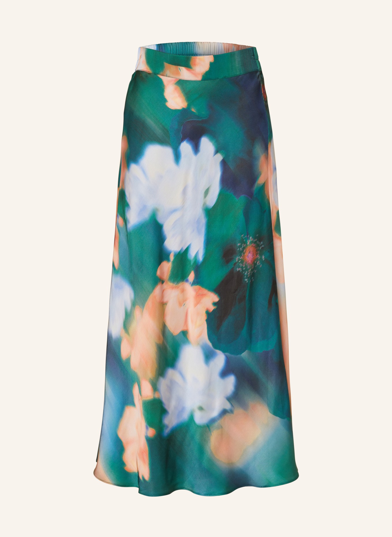 InWear Skirt CIELOIW, Color: DARK GREEN/ LIGHT BLUE/ ORANGE (Image 1)