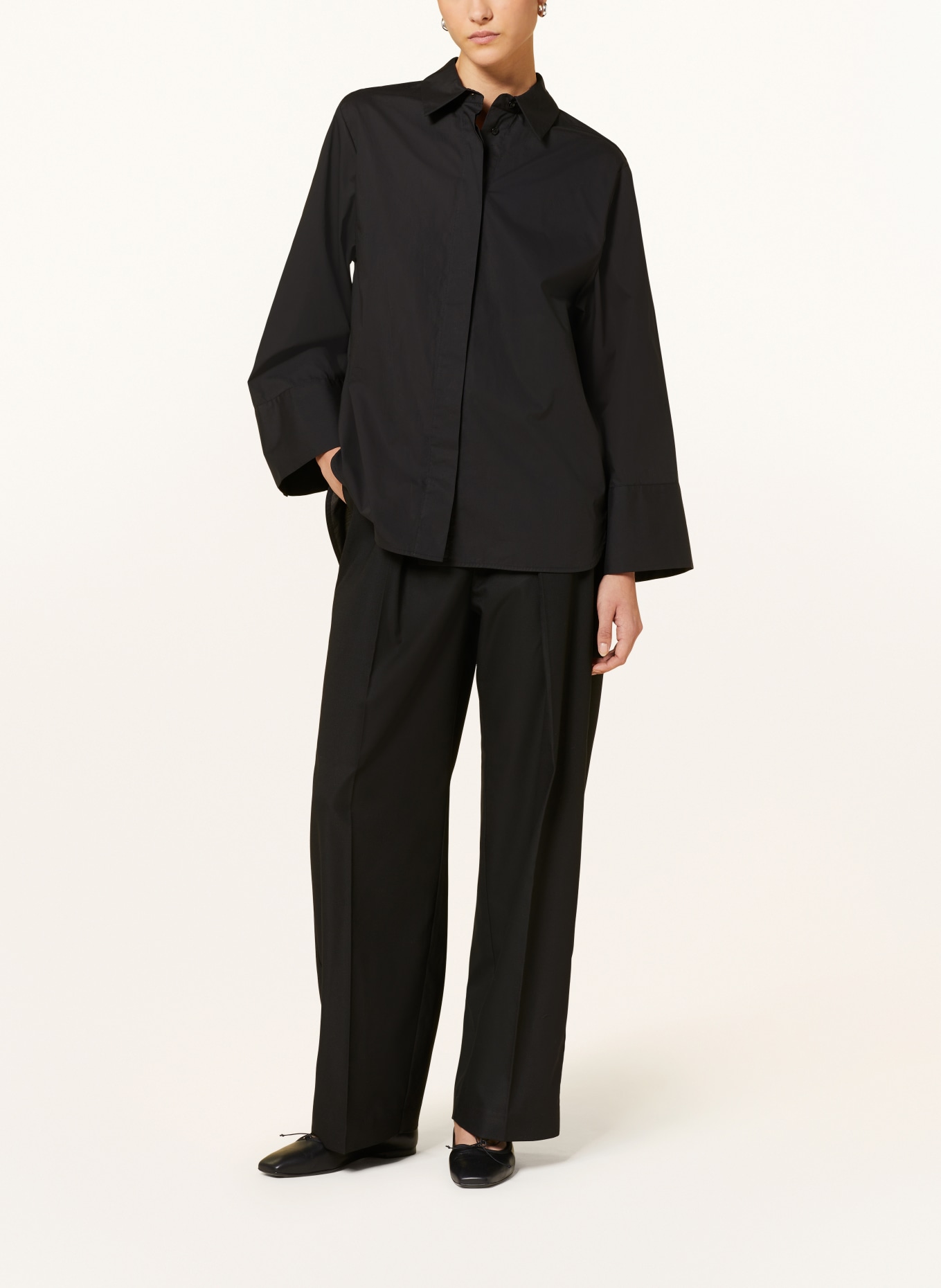 InWear Wide leg trousers THYIW, Color: BLACK (Image 2)