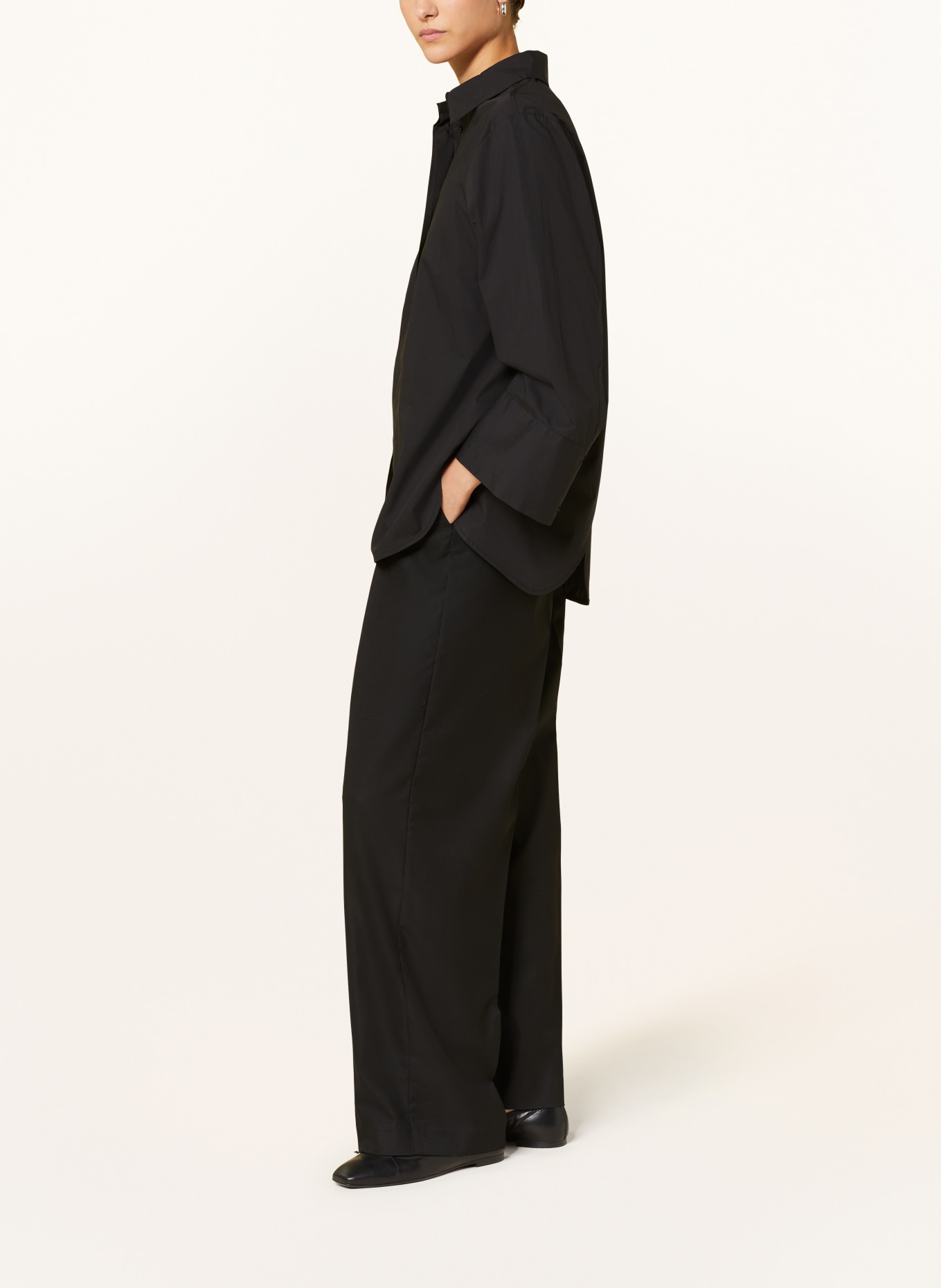 InWear Wide leg trousers THYIW, Color: BLACK (Image 4)