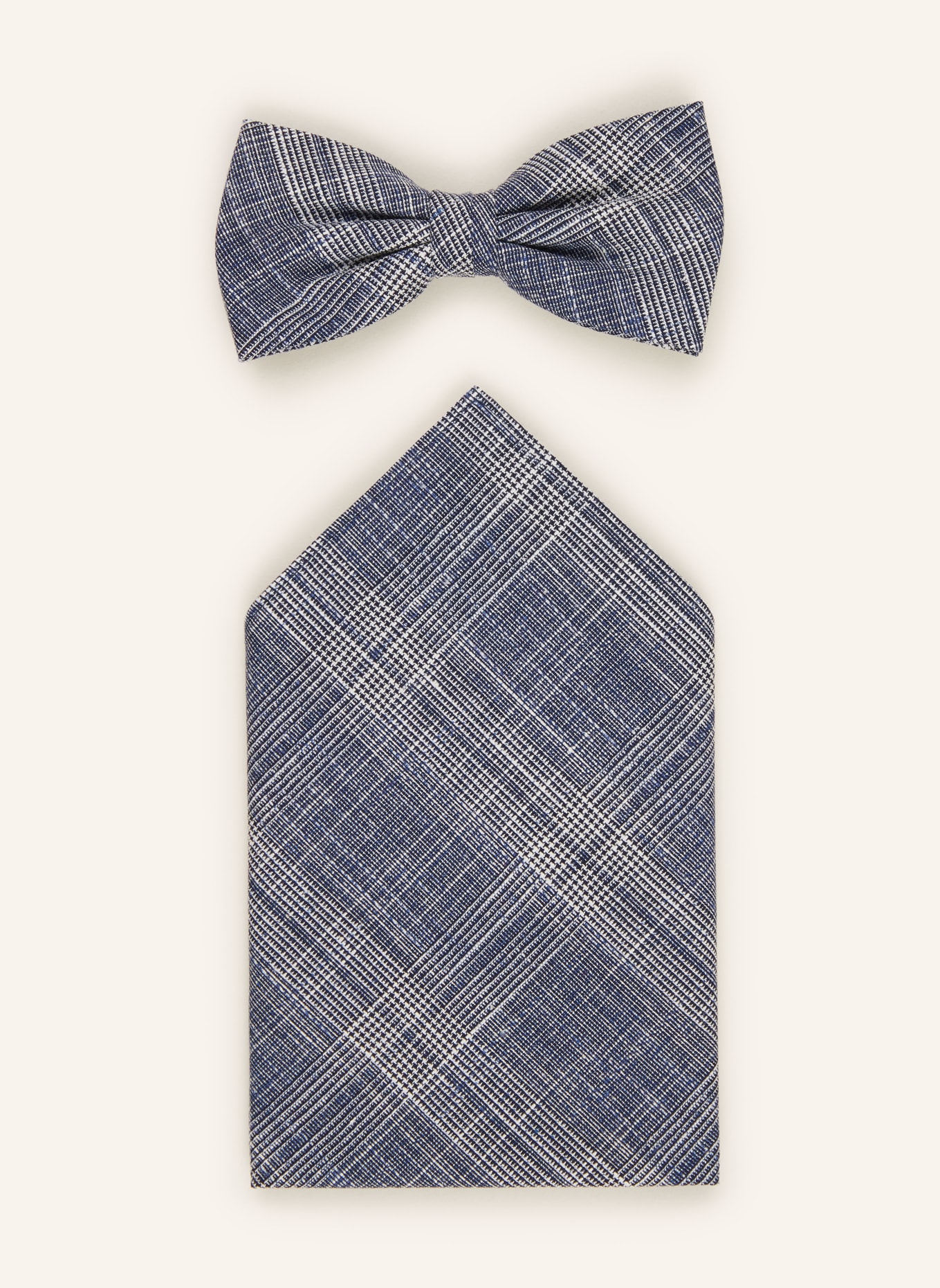 DIGEL Set: Bow tie and pocket square, Color: BLUE (Image 1)