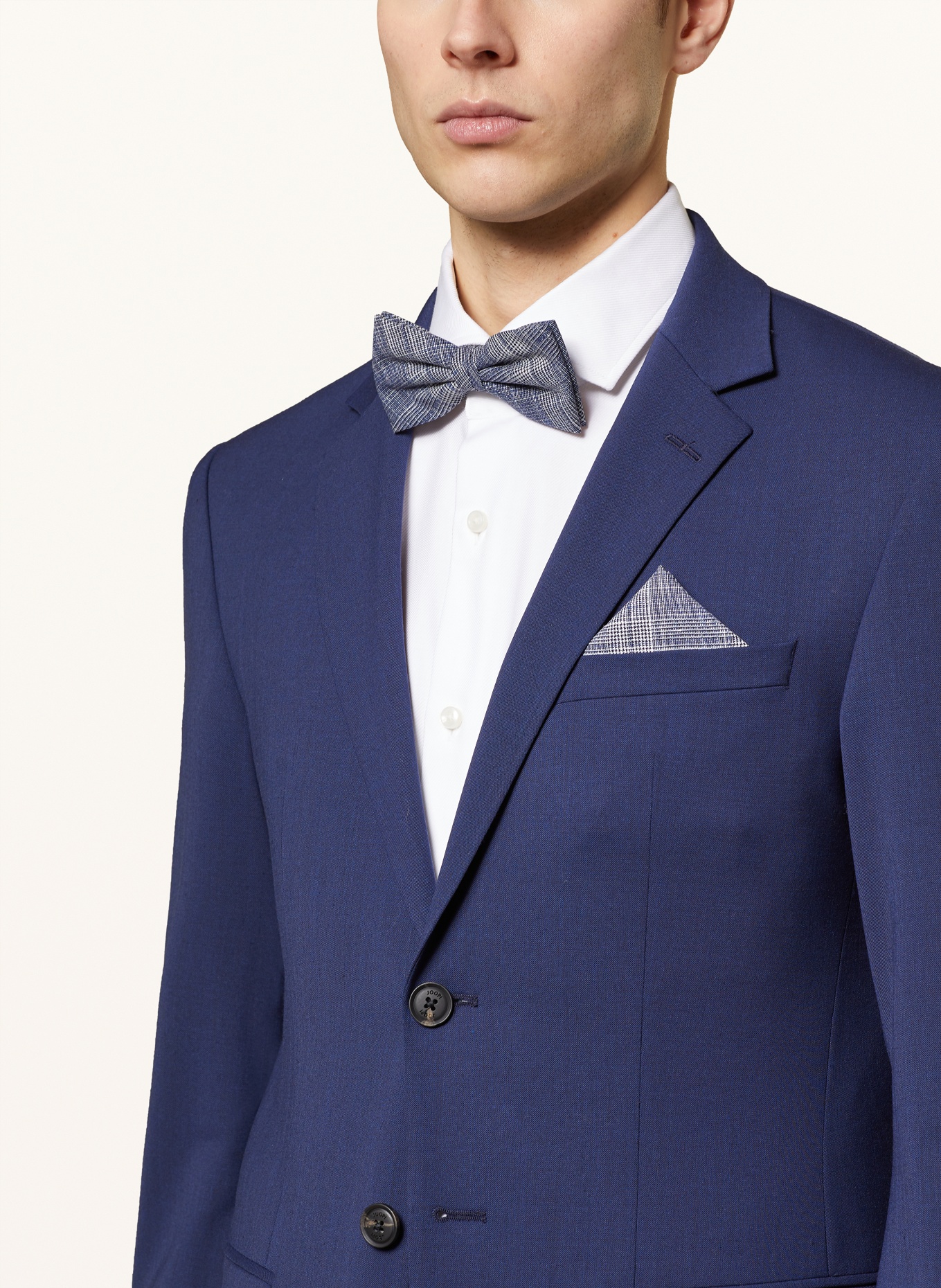 DIGEL Set: Bow tie and pocket square, Color: BLUE (Image 6)