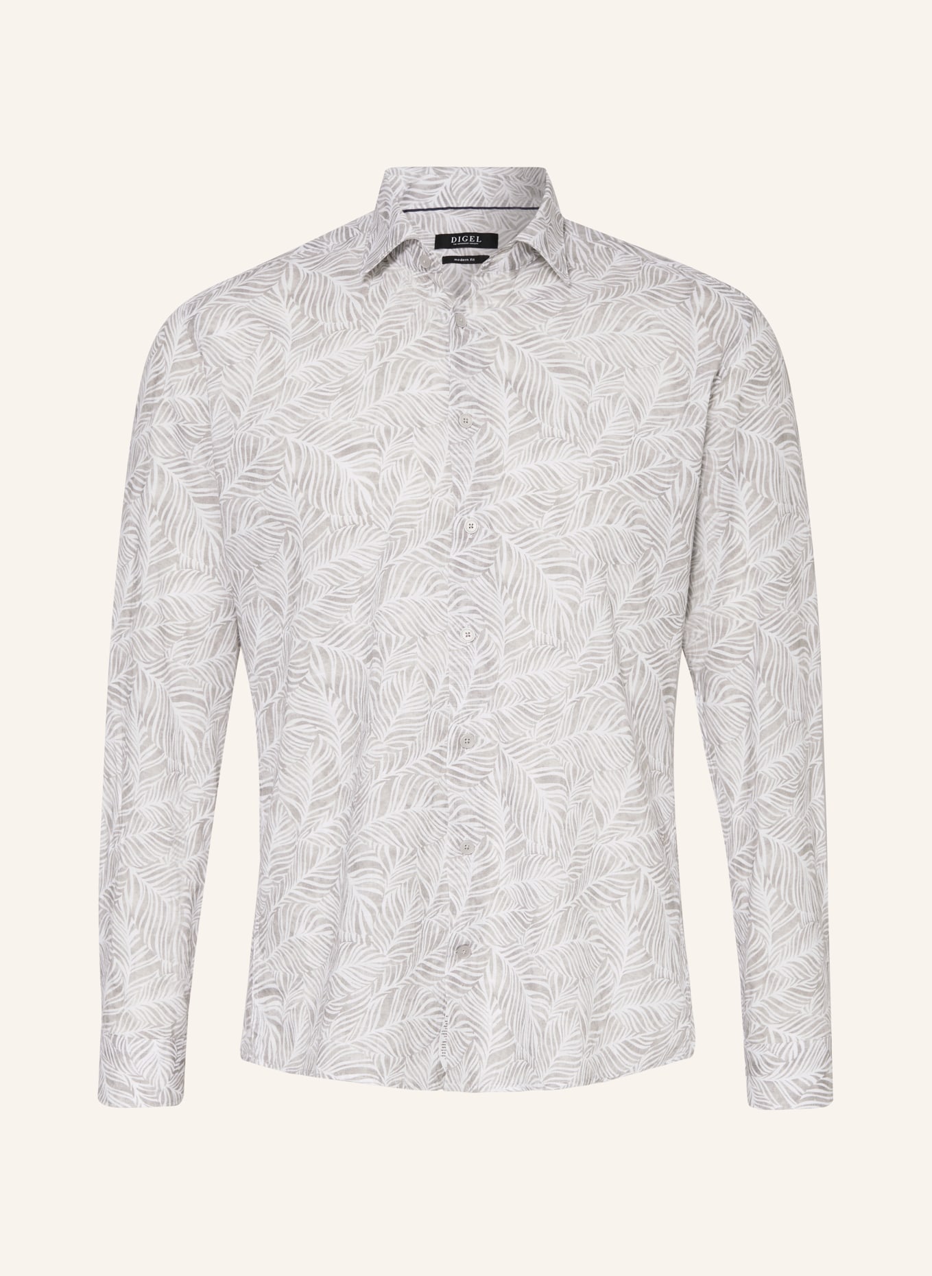 DIGEL Shirt DABATO modern fit, Color: LIGHT GRAY/ WHITE (Image 1)