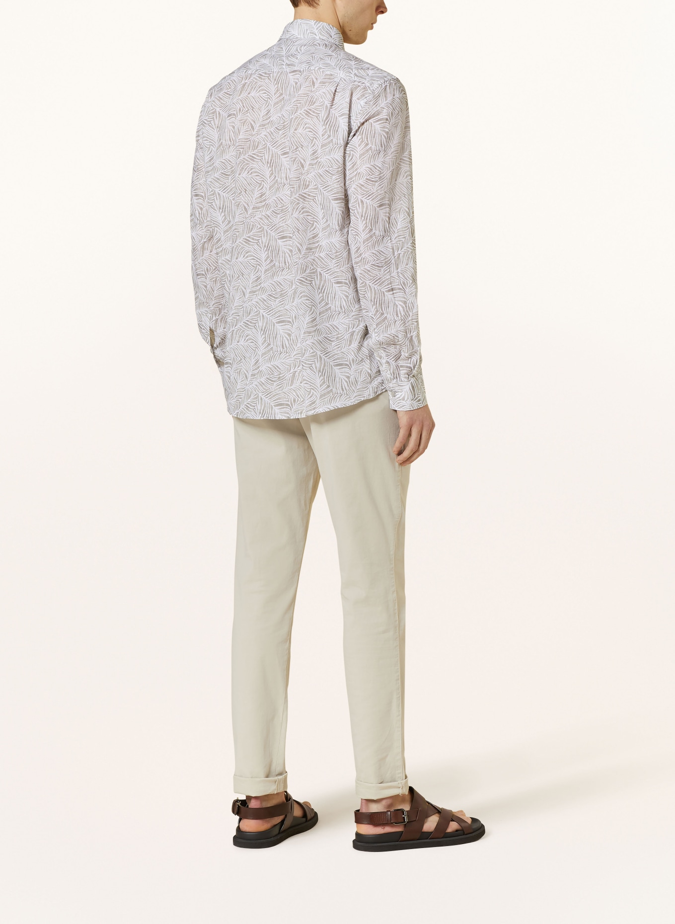 DIGEL Shirt DABATO modern fit, Color: LIGHT GRAY/ WHITE (Image 3)