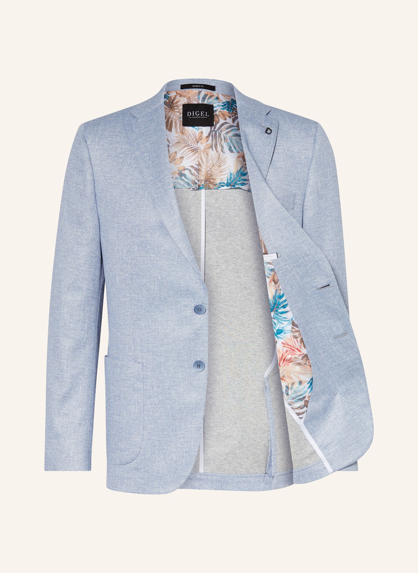 DIGEL Suit jacket EDWARD regular fit in jersey, Color: LIGHT BLUE (Image 4)