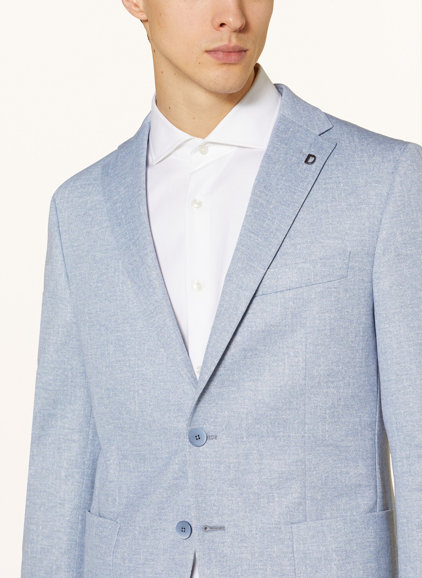 DIGEL Suit jacket EDWARD regular fit in jersey, Color: LIGHT BLUE (Image 5)