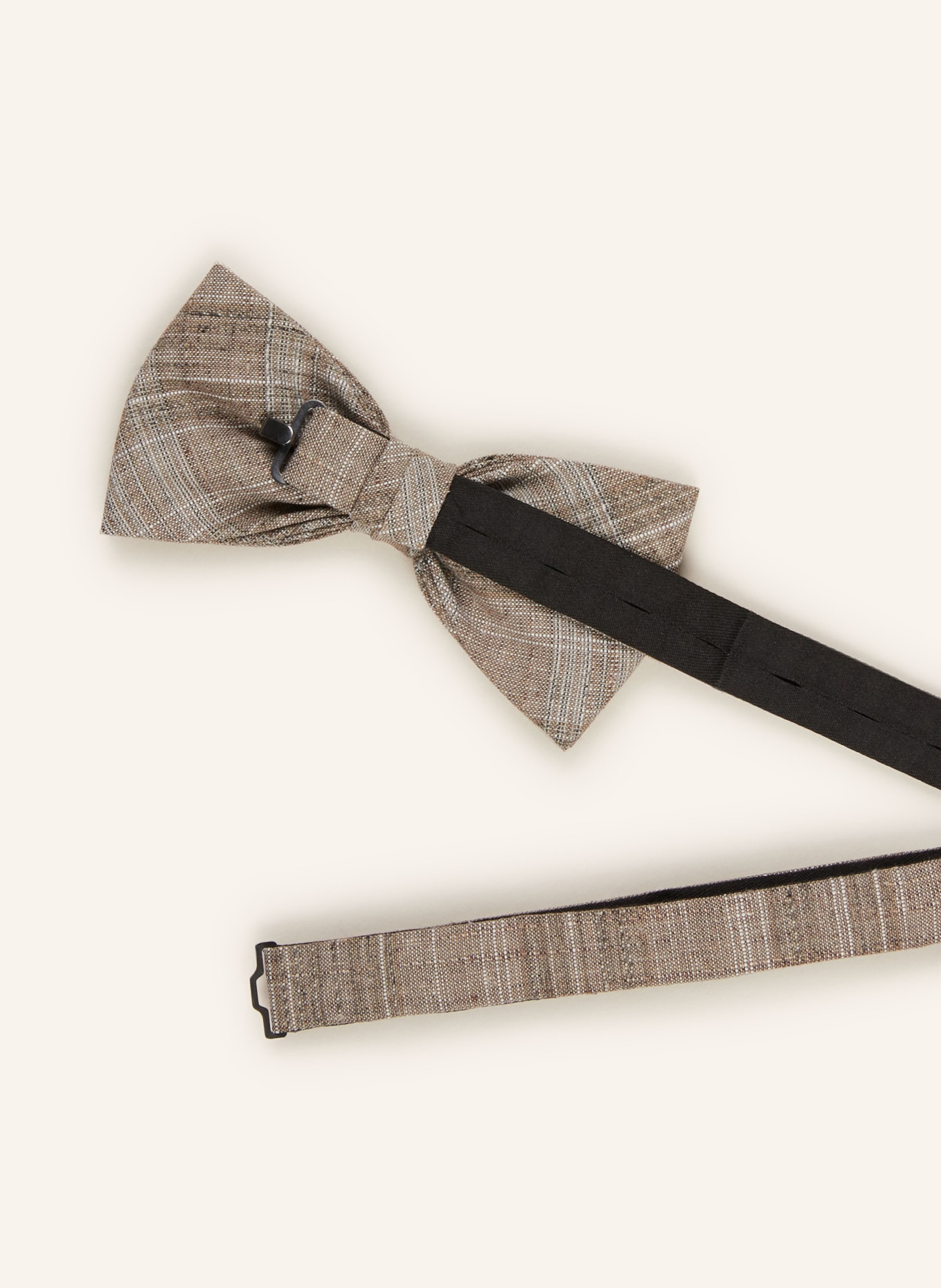DIGEL Set: Bow tie and pocket square, Color: TAUPE (Image 3)