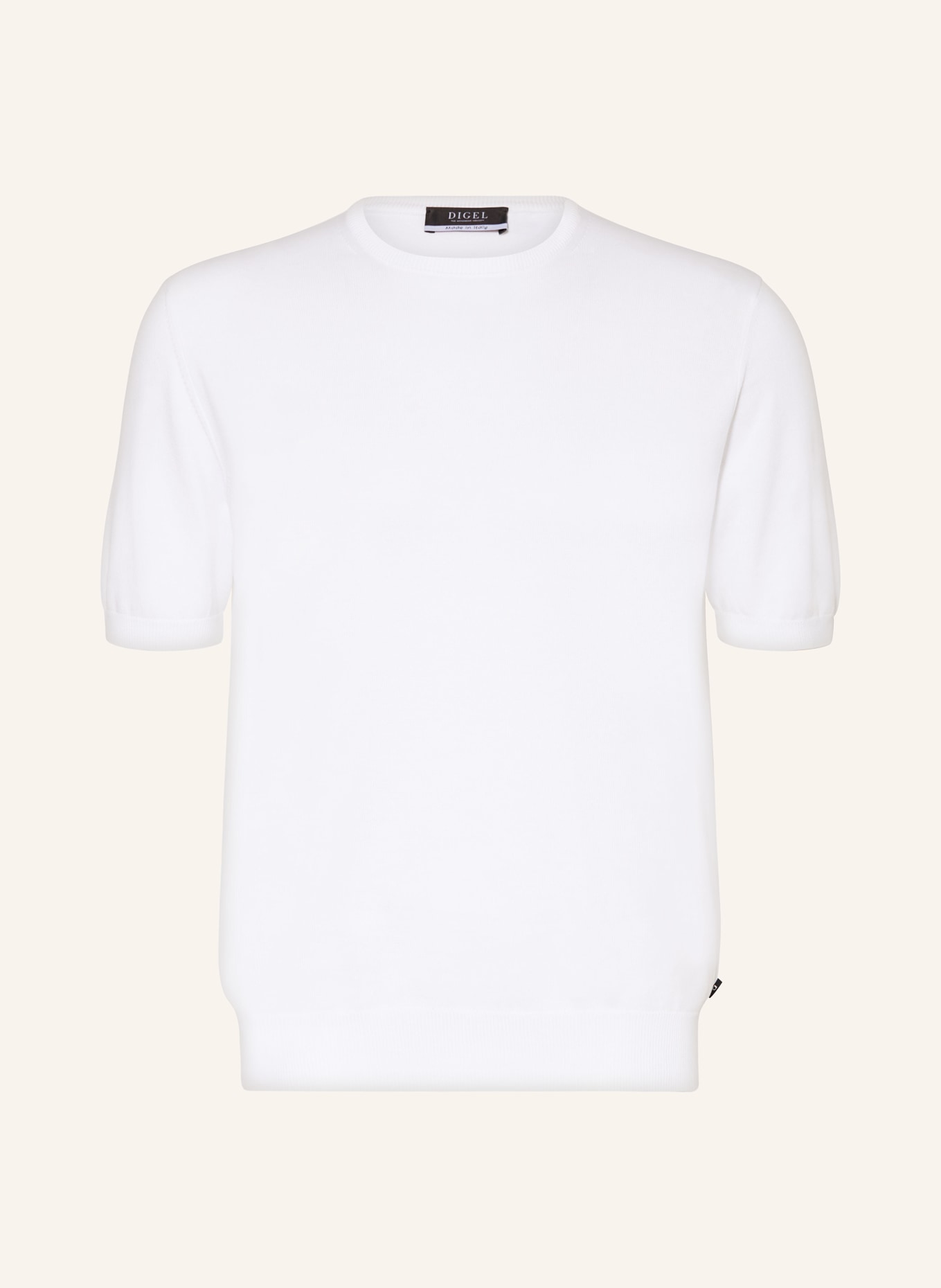 DIGEL Knit shirt FAROS, Color: WHITE (Image 1)