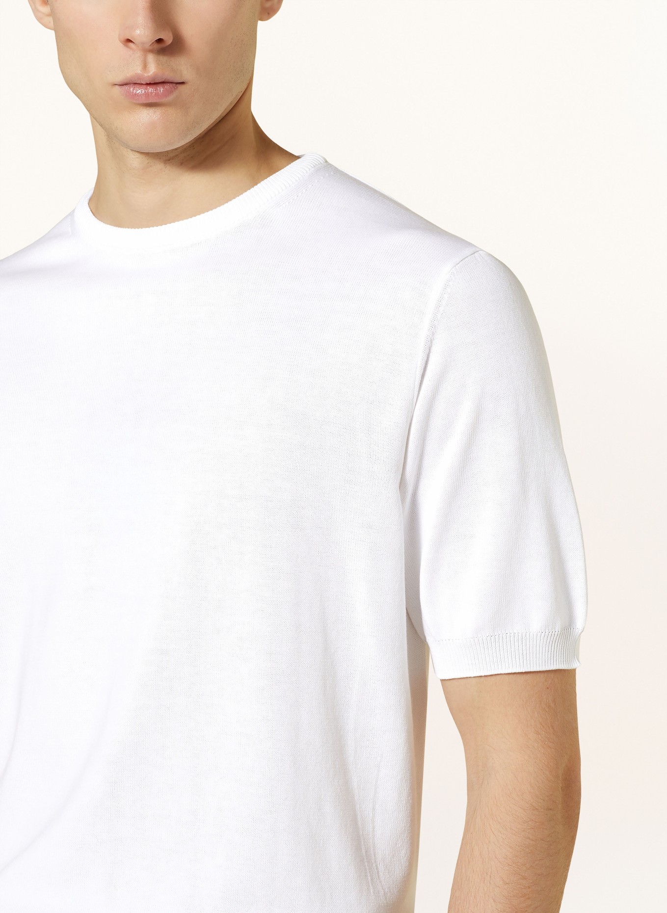 DIGEL Knit shirt FAROS, Color: WHITE (Image 4)