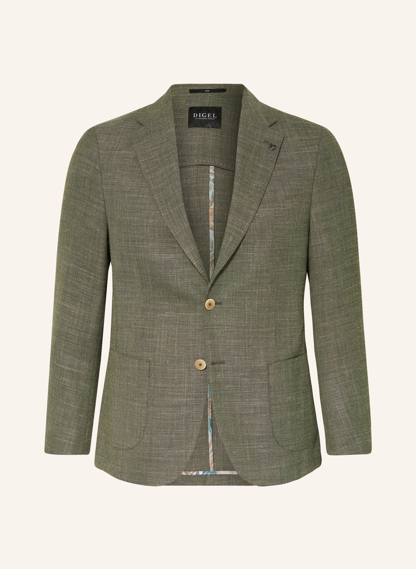 DIGEL Tailored jacket KRISTO Slim Fit, Color: GREEN (Image 1)