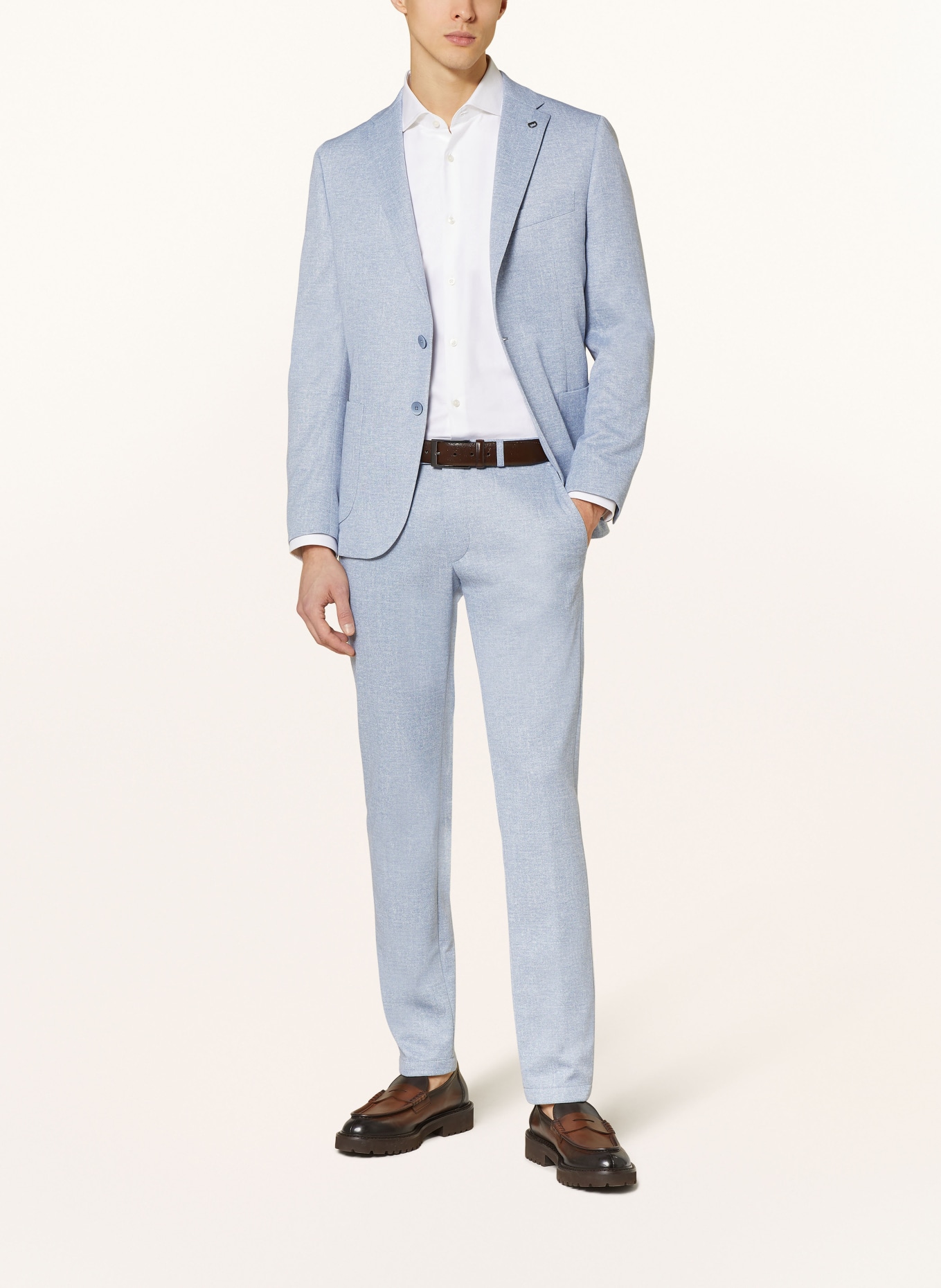 DIGEL Oblekové kalhoty SERGIO-ST Regular Fit z žerzeje, Barva: 26 BLAU (Obrázek 2)