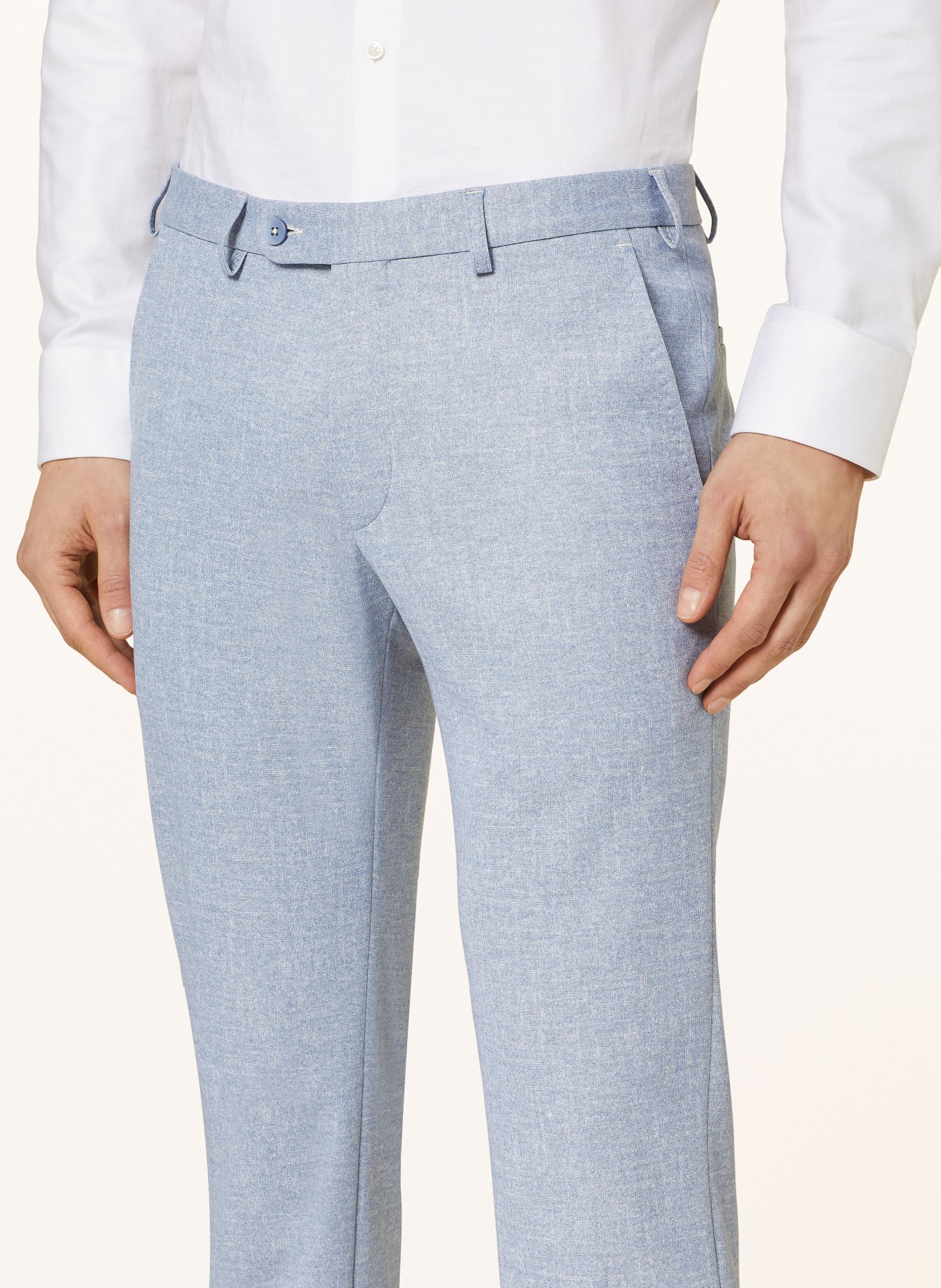DIGEL Oblekové kalhoty SERGIO-ST Regular Fit z žerzeje, Barva: 26 BLAU (Obrázek 6)