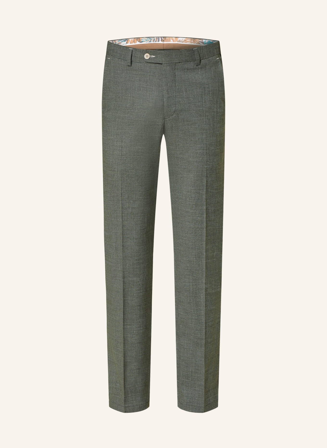 DIGEL Oblekové kalhoty SERGIO Modern Fit, Barva: ZELENÁ (Obrázek 1)