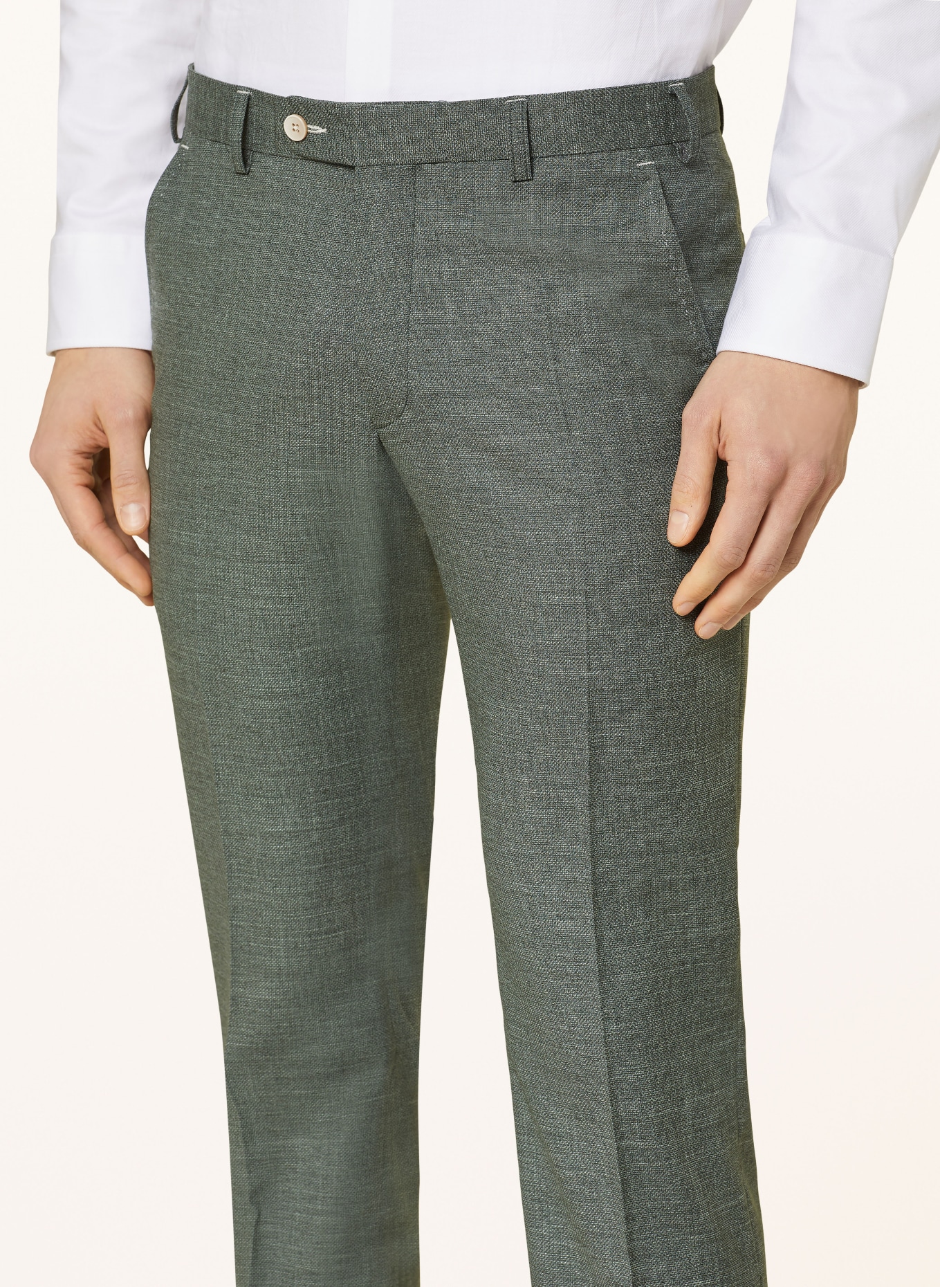 DIGEL Spodnie garniturowe SERGIO modern fit, Kolor: ZIELONY (Obrazek 6)