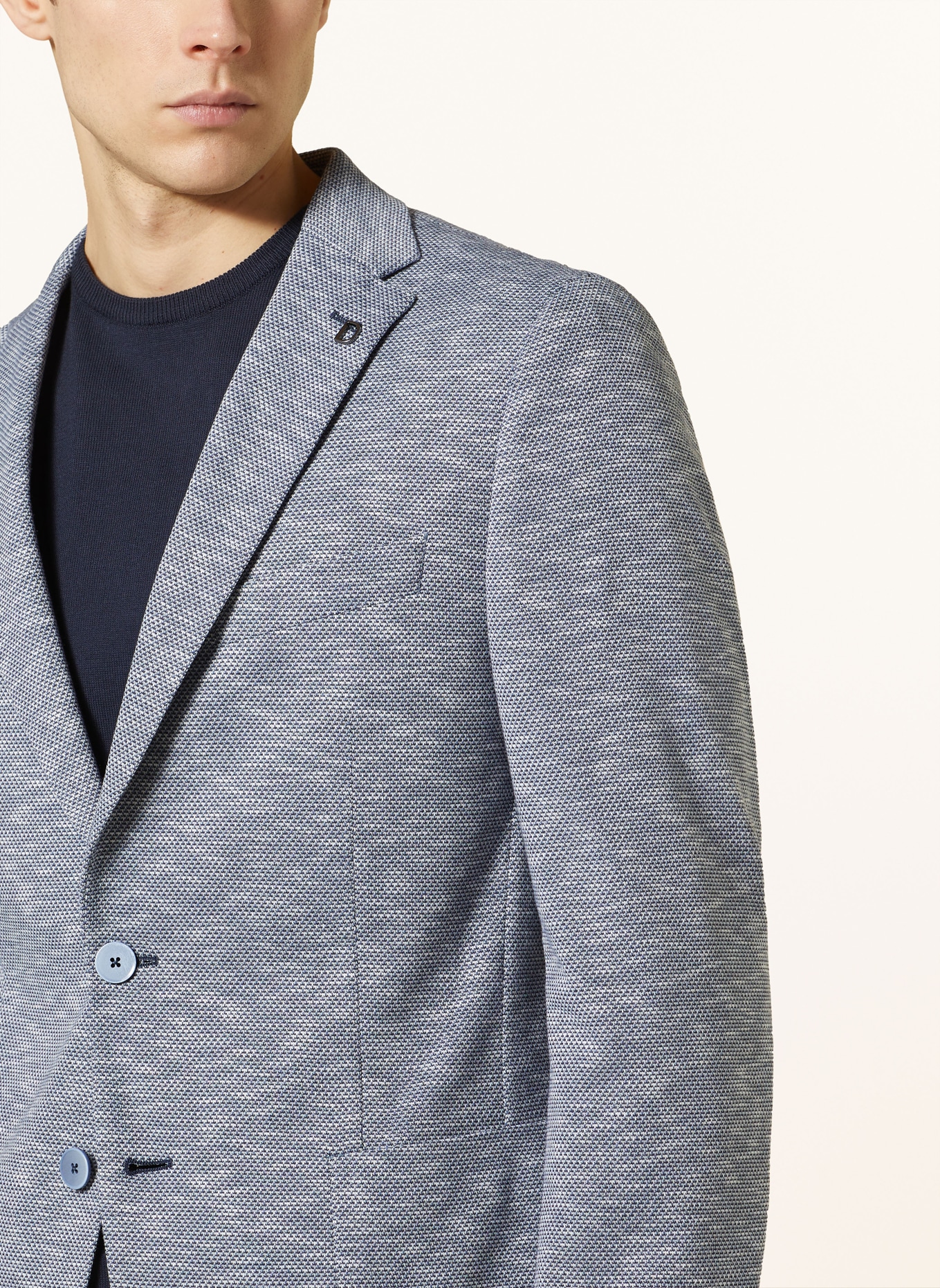 DIGEL Jersey jacket EDWARD modern fit, Color: BLUE (Image 5)