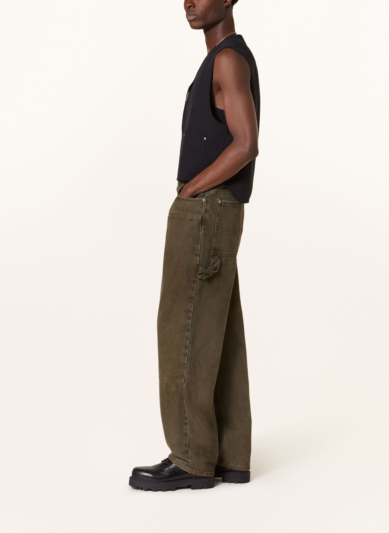 GIVENCHY Jeans, Color: 016 BLACK/KHAKI (Image 4)