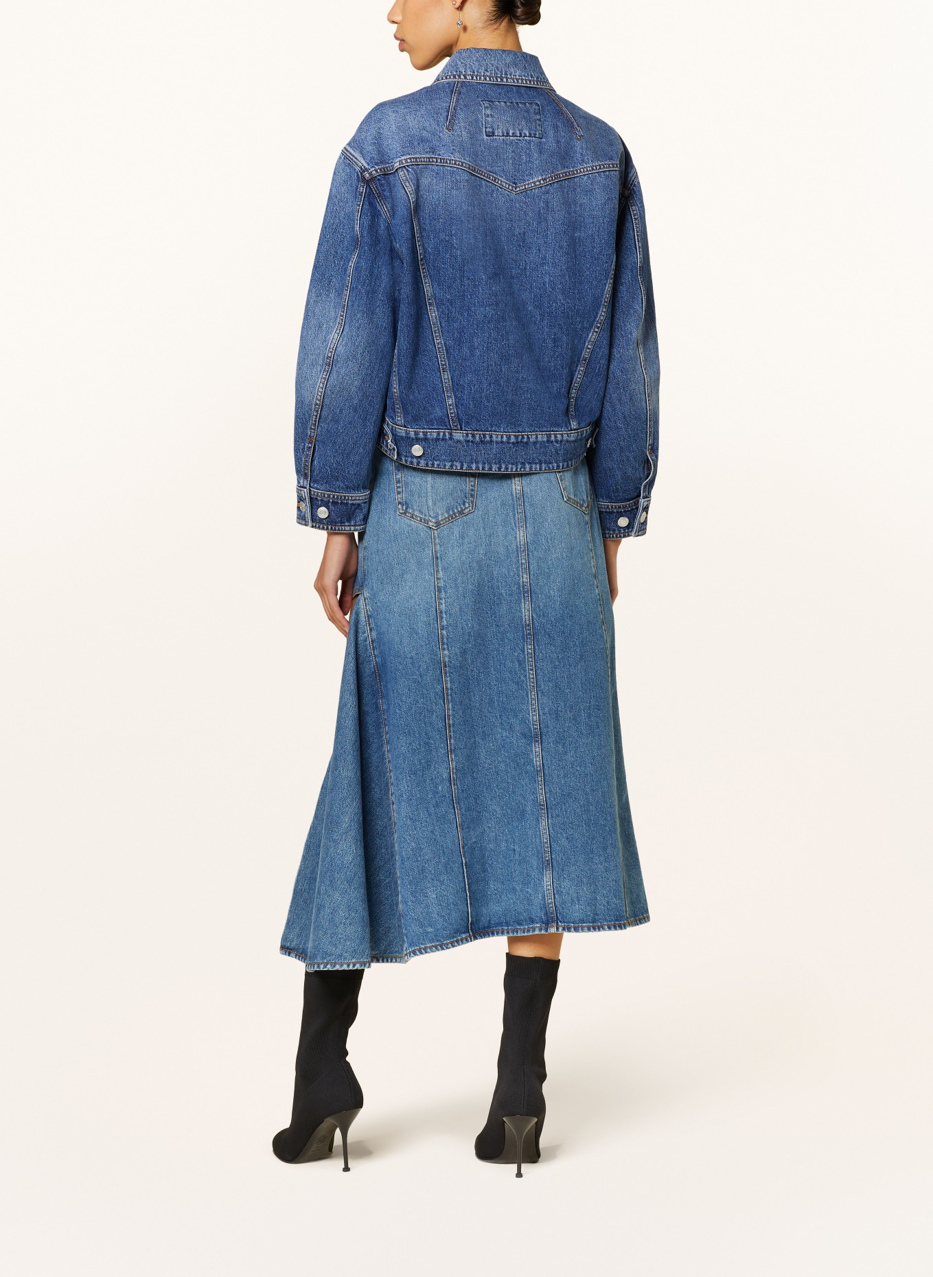 McQUEEN Jeansjacke: 4109 WORN WASH