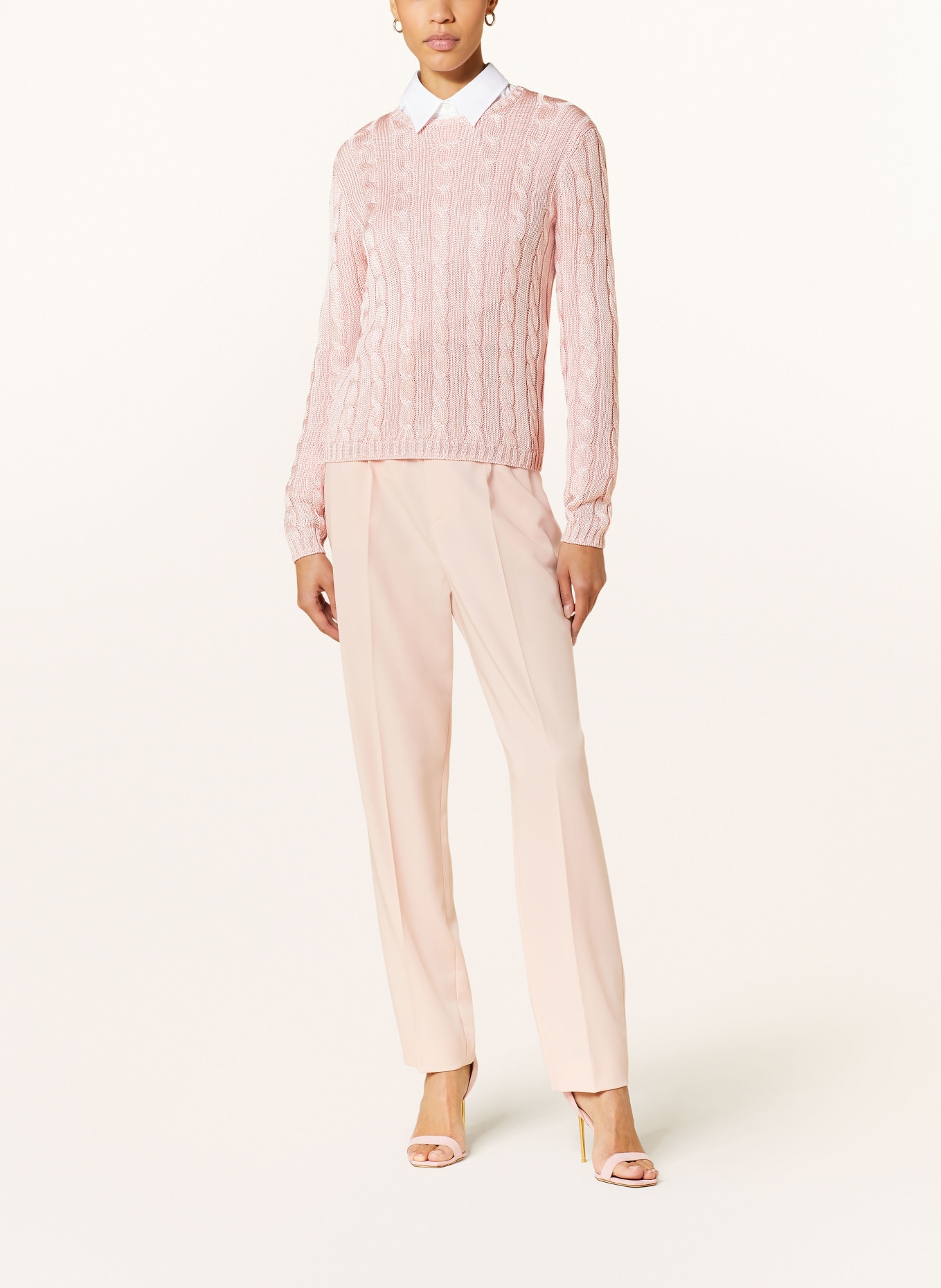 RALPH LAUREN Collection Trousers EVANNE, Color: LIGHT PINK (Image 2)