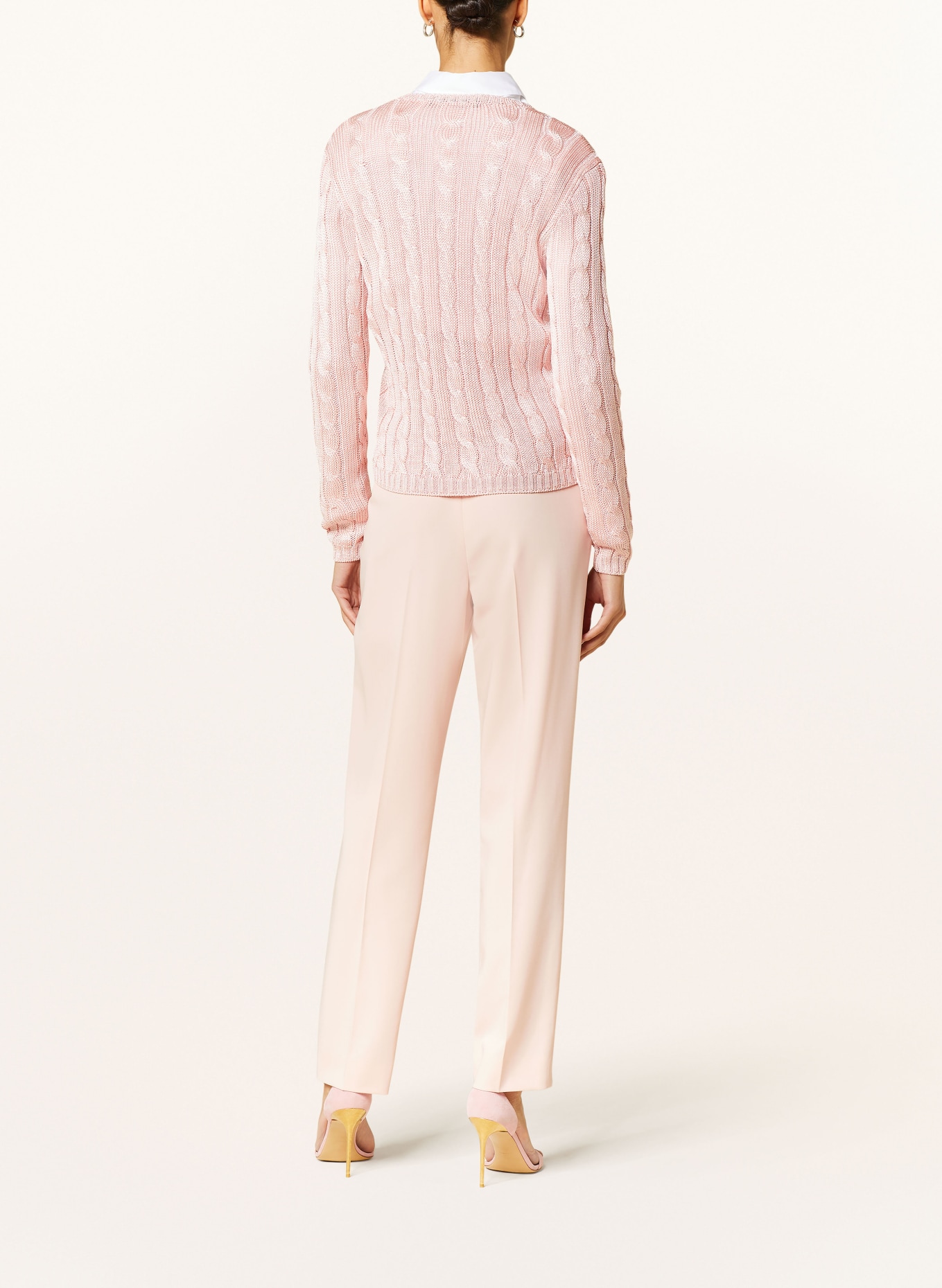 RALPH LAUREN Collection Trousers EVANNE, Color: LIGHT PINK (Image 3)