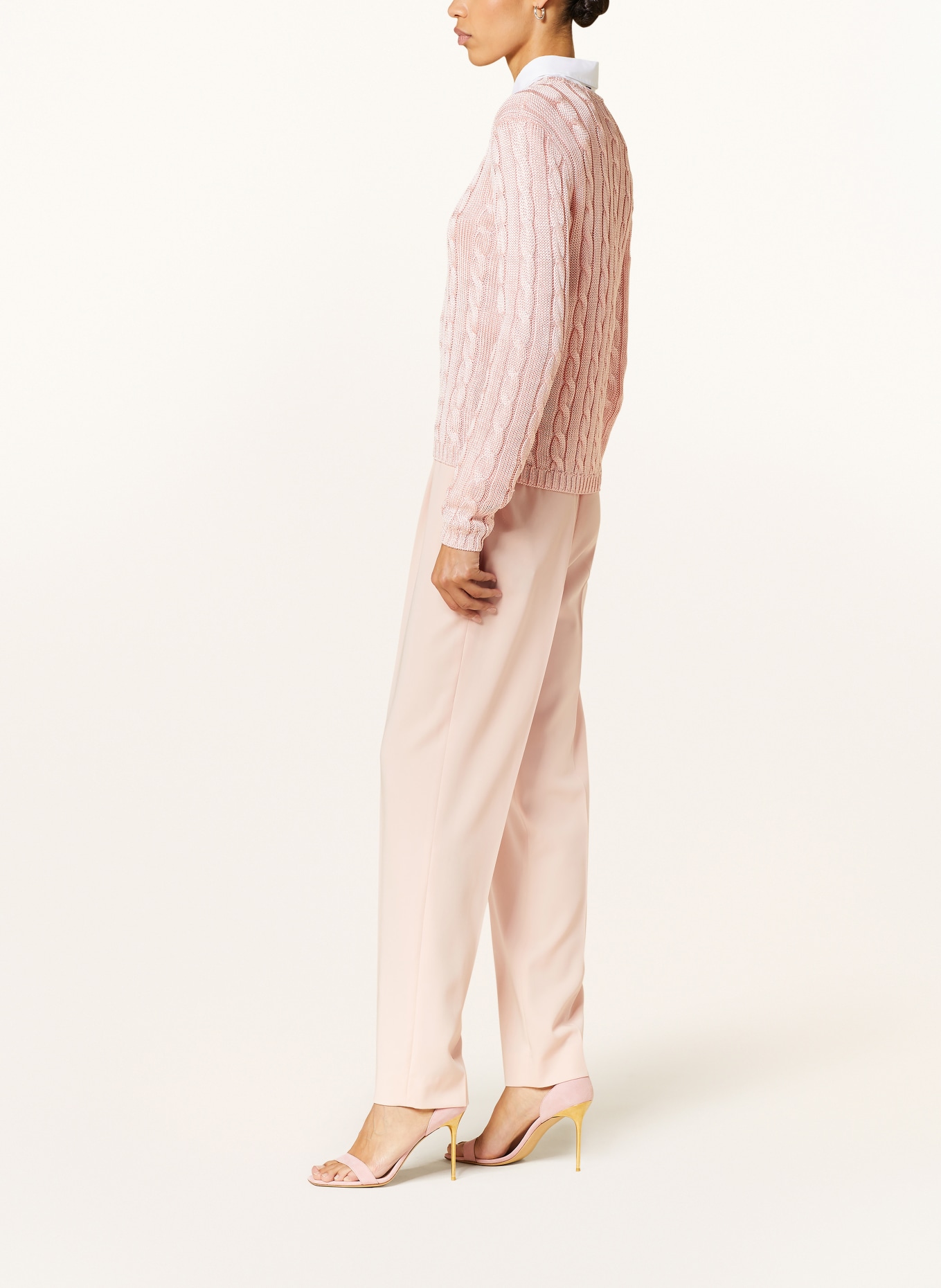 RALPH LAUREN Collection Trousers EVANNE, Color: LIGHT PINK (Image 4)