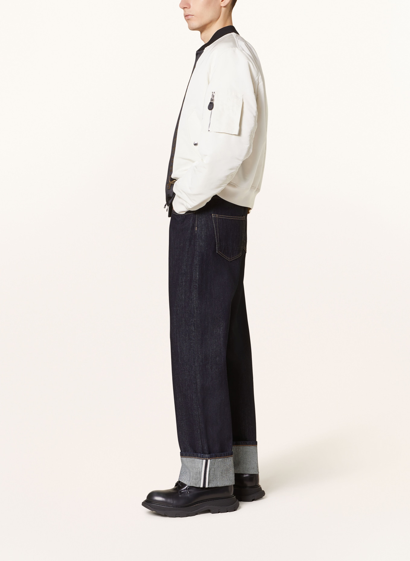 Alexander McQUEEN Jeans Regular Fit, Farbe: 4244 INDIGO (Bild 4)