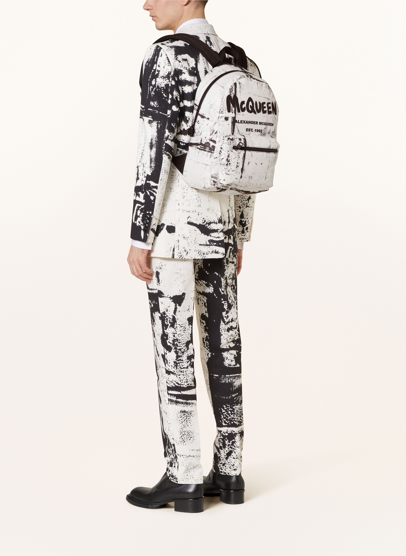 Alexander McQUEEN Backpack, Color: BLACK/ WHITE (Image 5)