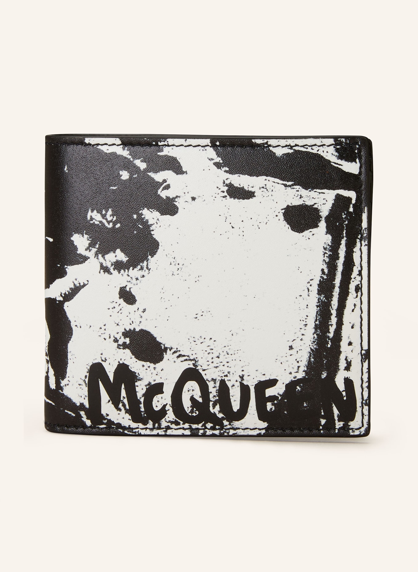 Alexander McQUEEN Wallet, Color: BLACK/ WHITE (Image 1)