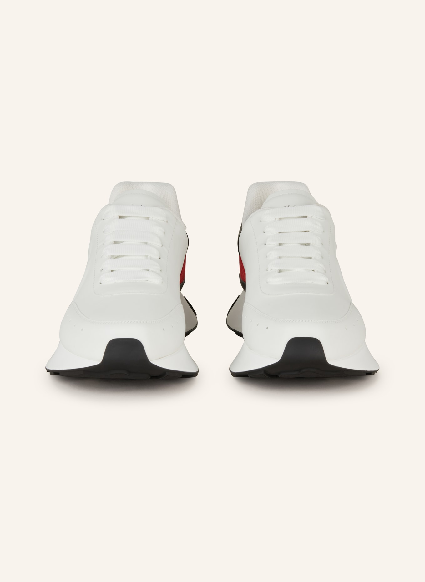 Alexander McQUEEN Sneakers SPRINT RUNNER, Color: WHITE/ RED/ BLACK (Image 3)
