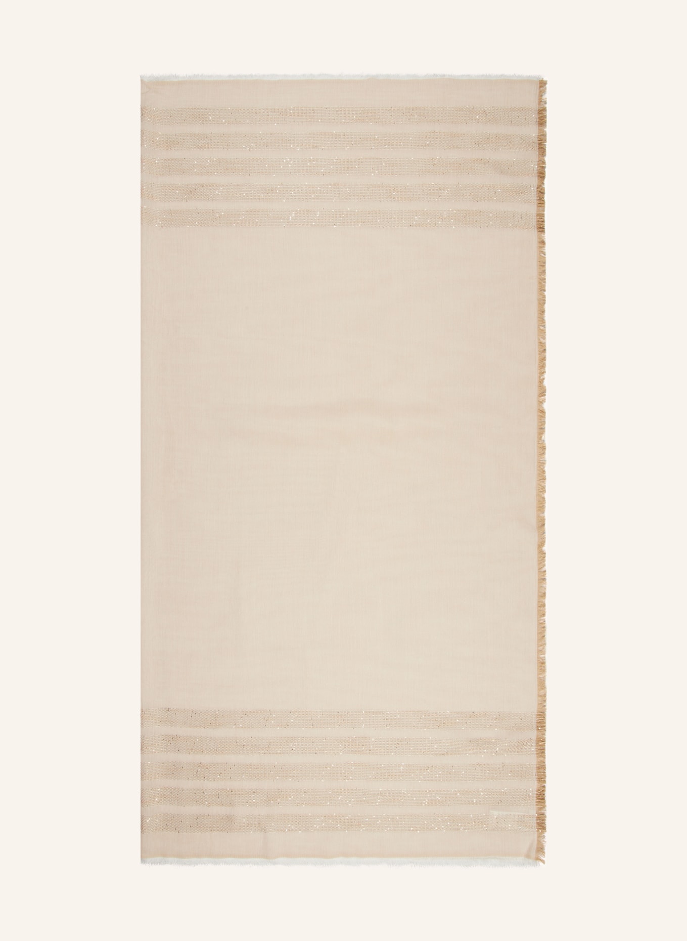 PESERICO Šátek s flitry, Barva: BÉŽOVÁ (Obrázek 1)