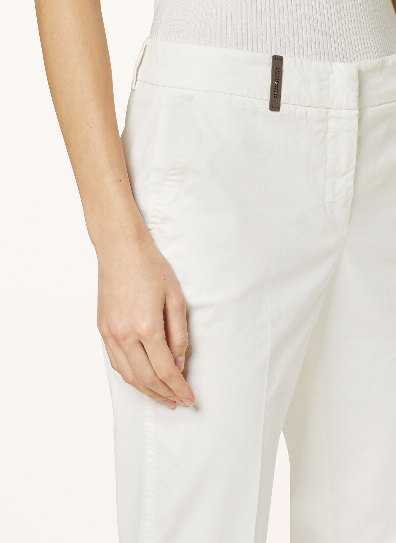 PESERICO Chino kalhoty, Barva: 702 Plaster White (Obrázek 5)