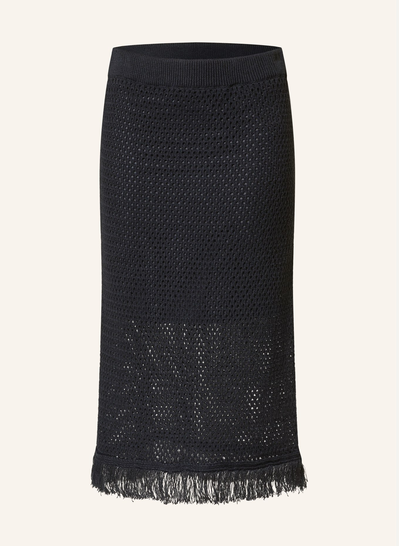 PESERICO Knit skirt, Color: DARK BLUE (Image 1)