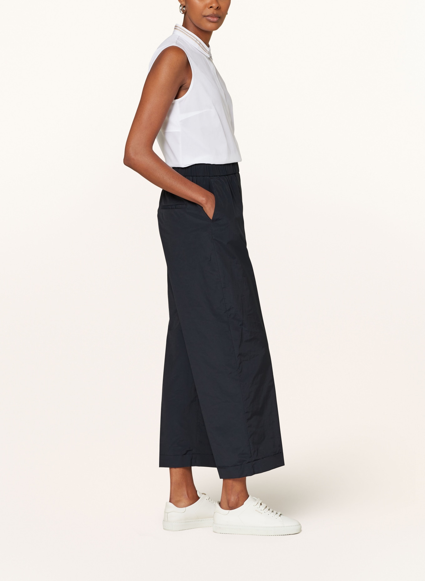 PESERICO Trousers, Color: DARK BLUE (Image 4)