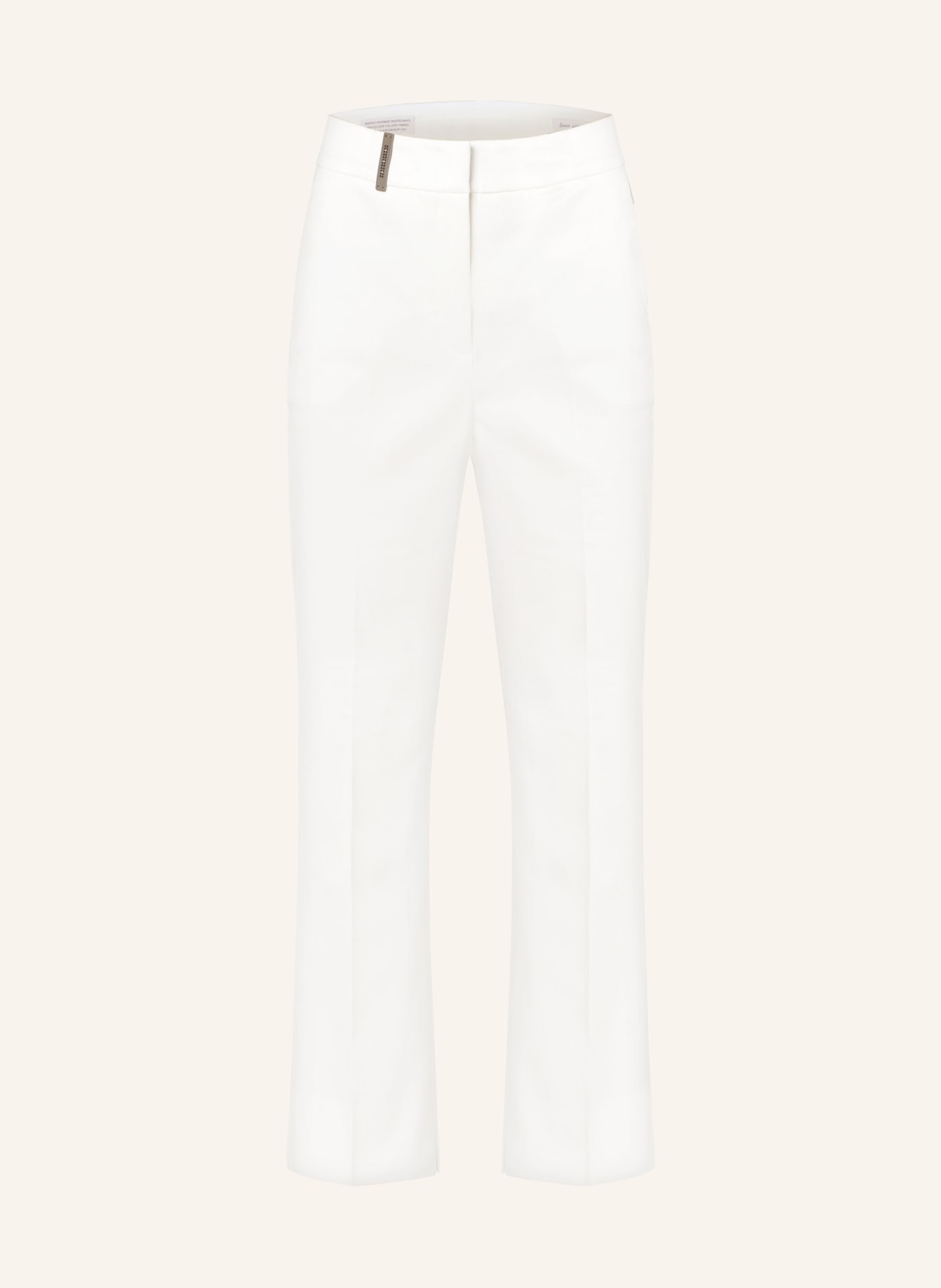 PESERICO 7/8 pants, Color: WHITE (Image 1)