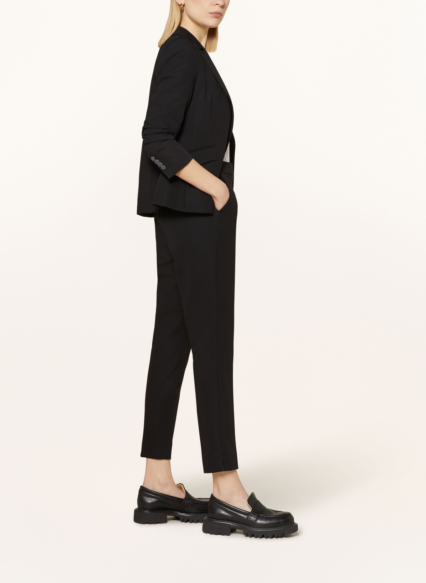 darling harbour Trousers, Color: BLACK (Image 4)