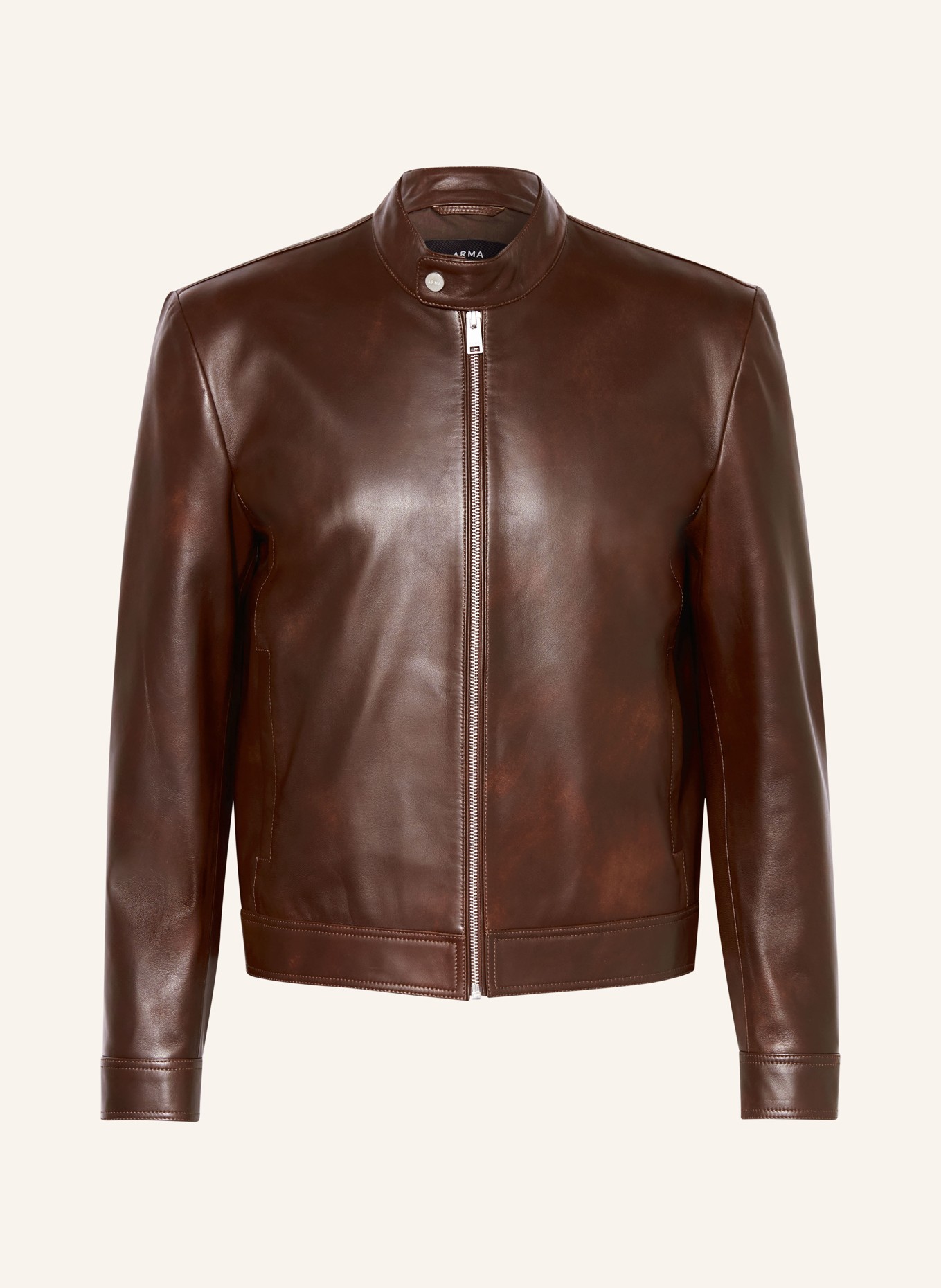 ARMA Leather jacket RYU, Color: BROWN (Image 1)