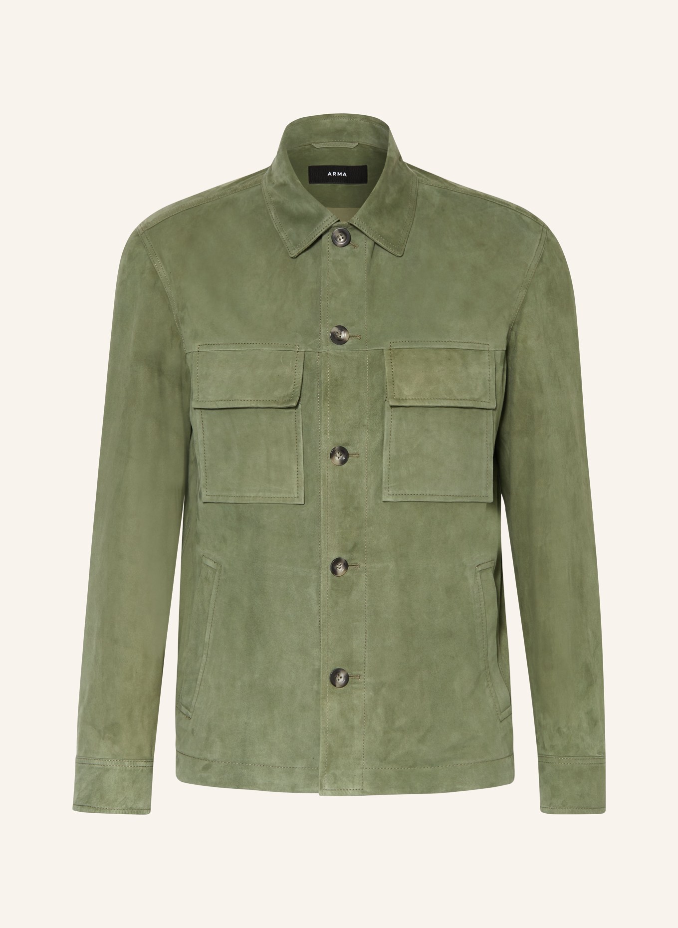 ARMA Leather jacket MEX, Color: GREEN (Image 1)