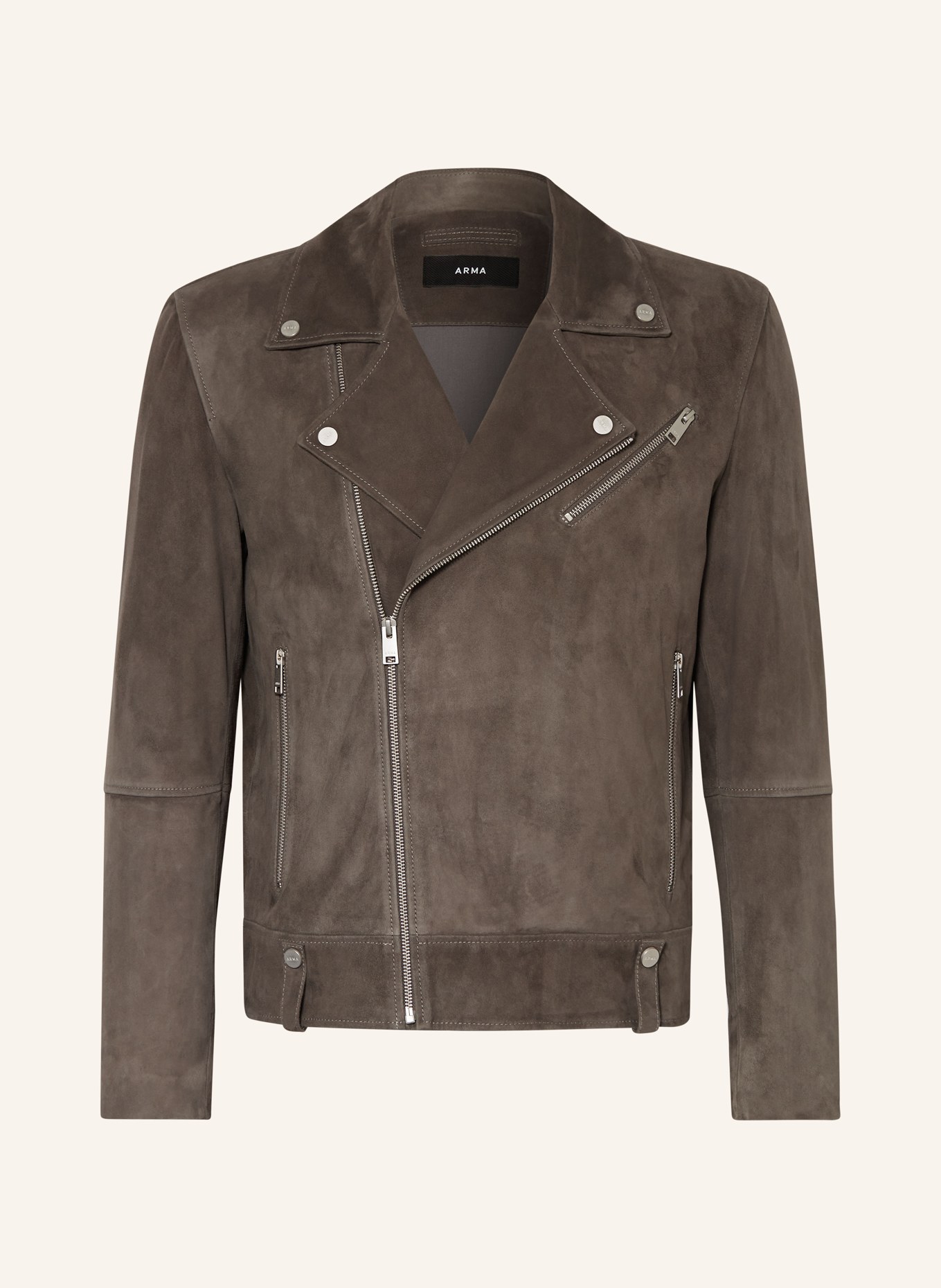 ARMA Leather jacket GOBI, Color: KHAKI (Image 1)