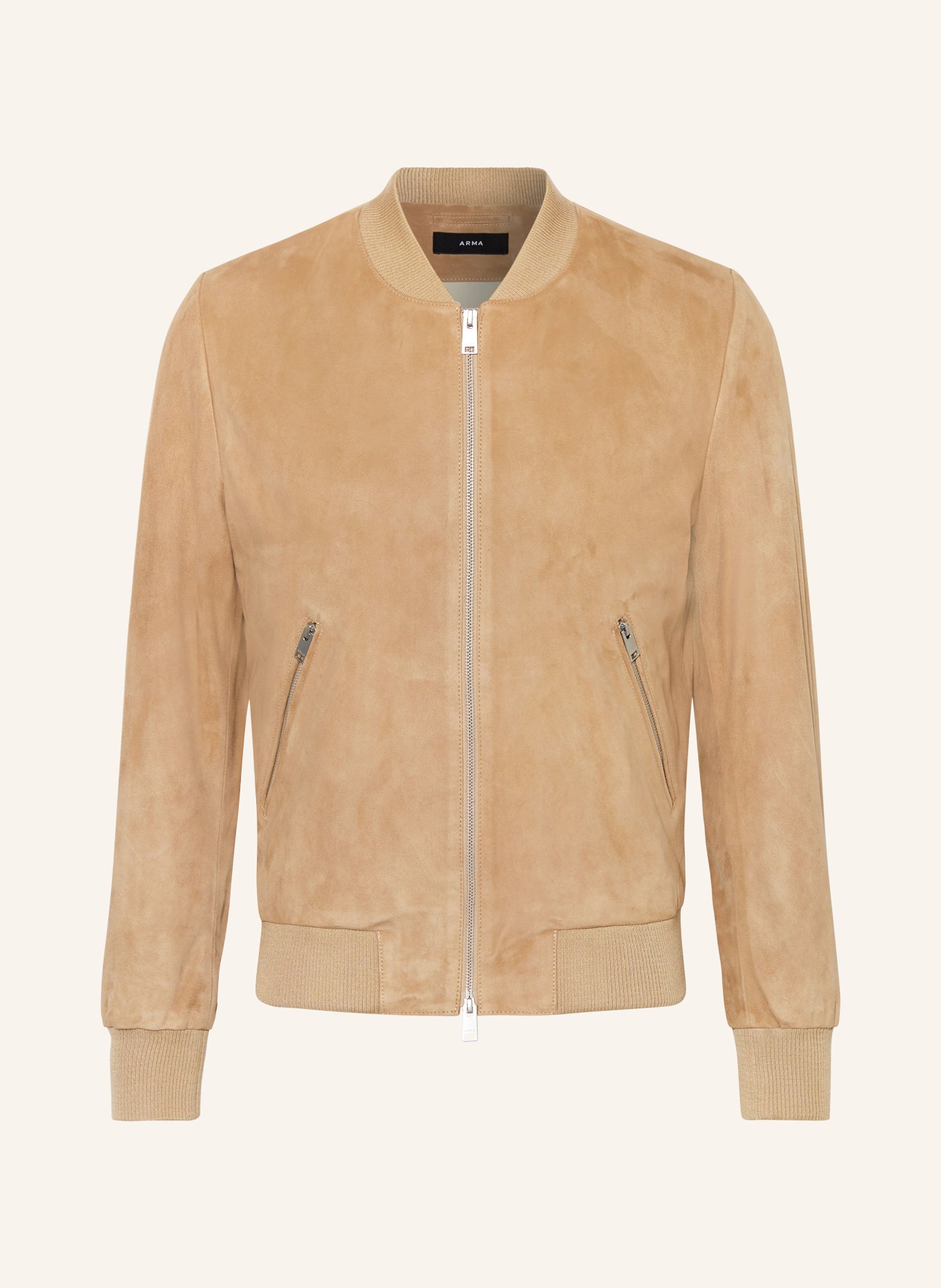 ARMA Leather bomber jacket DIDIER, Color: COGNAC (Image 1)