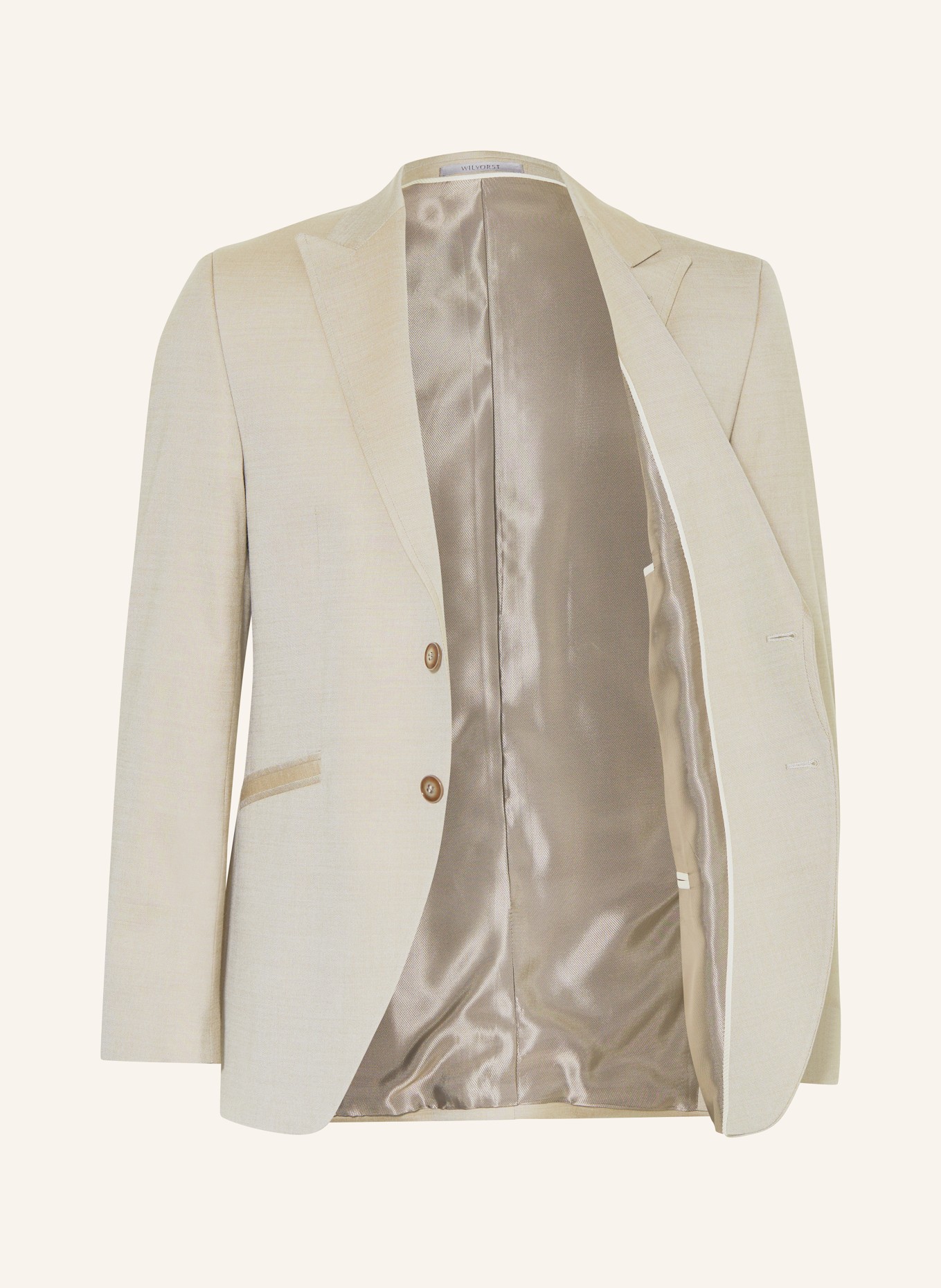 WILVORST Tailored jacket extra slim fit, Color: 068 Cappuccino (Image 4)