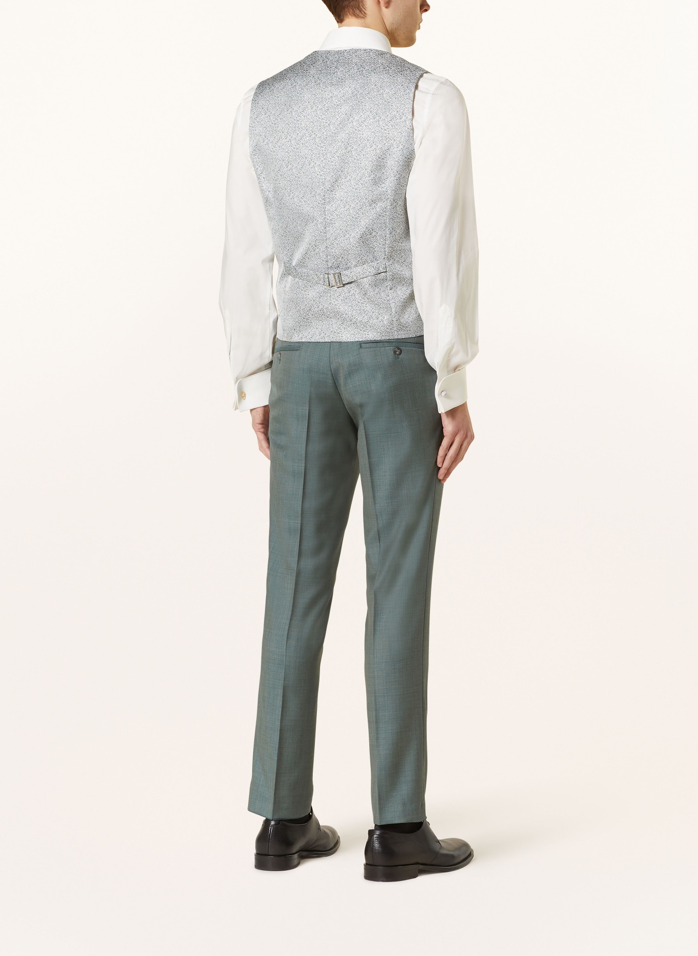 WILVORST Vest extra slim fit, Color: 040 Grün gemustert (Image 3)