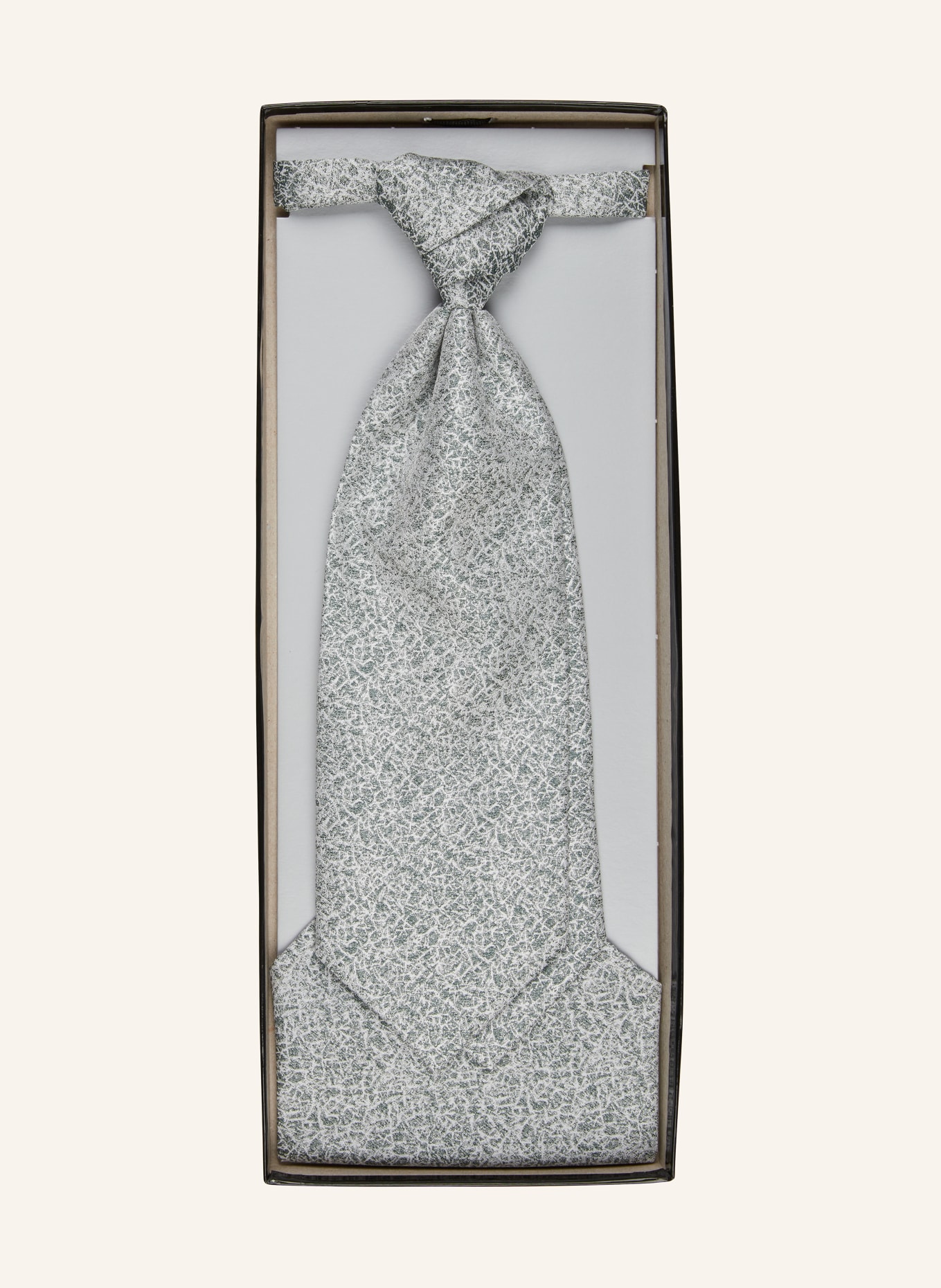 WILVORST Set: Krawatte und Einstecktuch, Farbe: GRÜN (Bild 4)