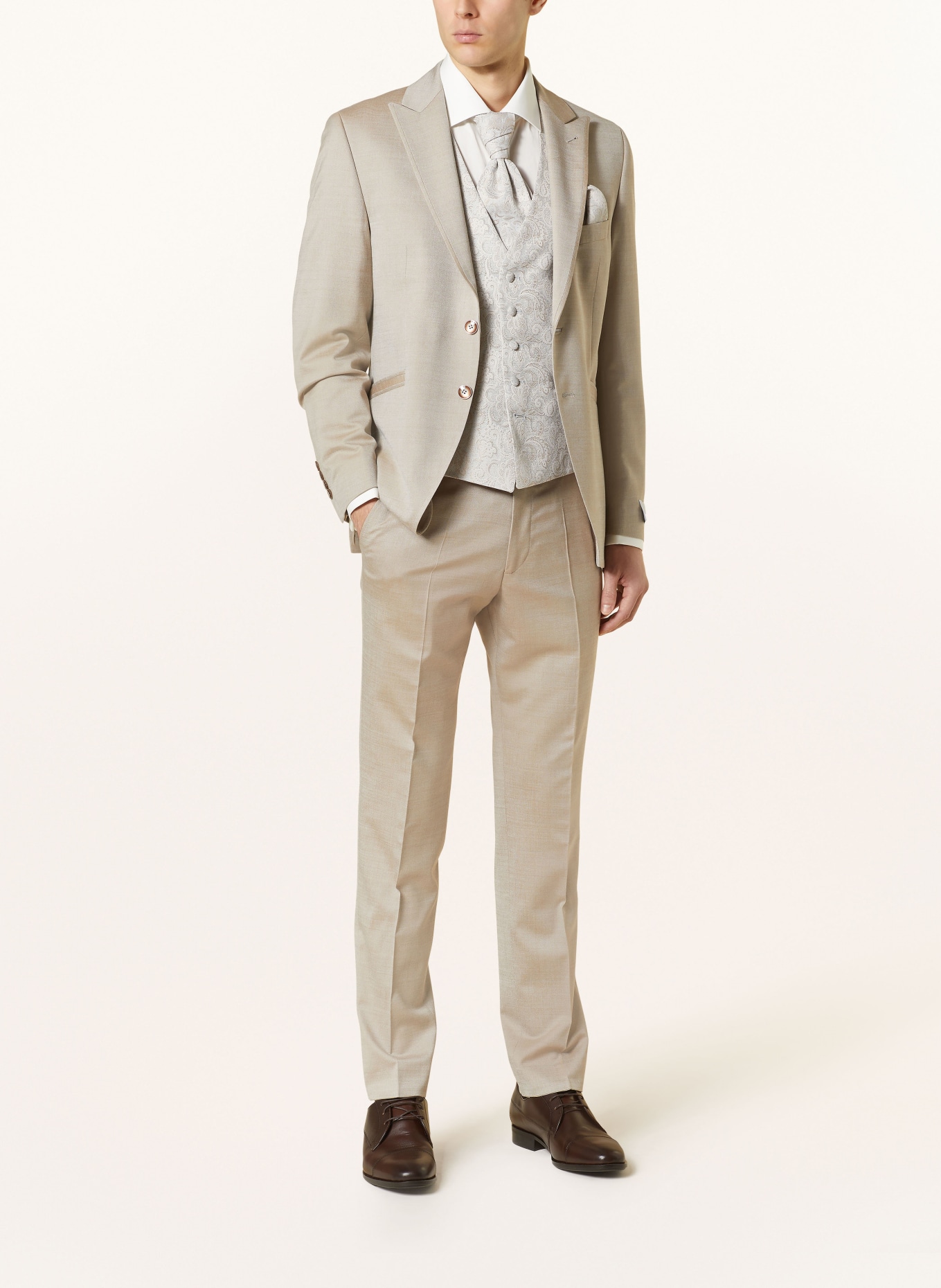 WILVORST Suit trousers extra slim fit, Color: 068 Cappuccino (Image 2)
