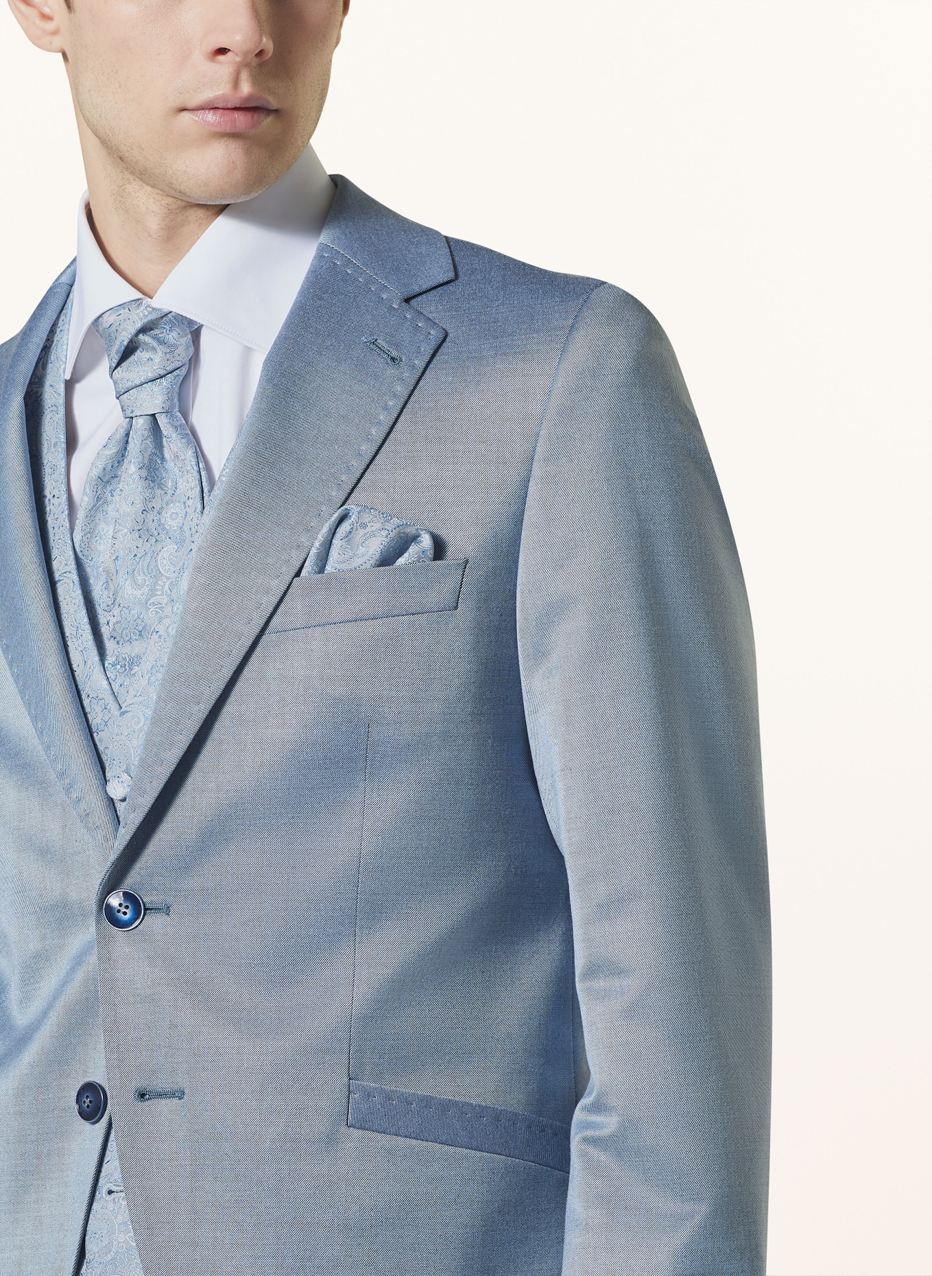WILVORST Suit jacket extra slim fit, Color: LIGHT BLUE (Image 5)